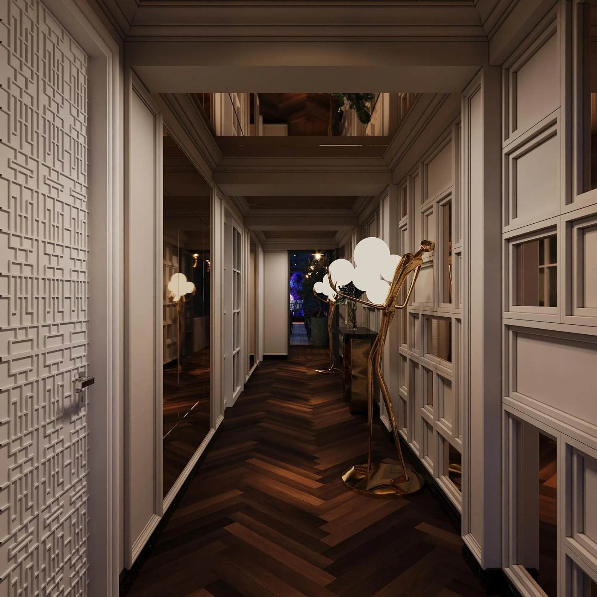 Decorative detail in Le Petit Prince Lakeside Hotel & Rooftop Bar