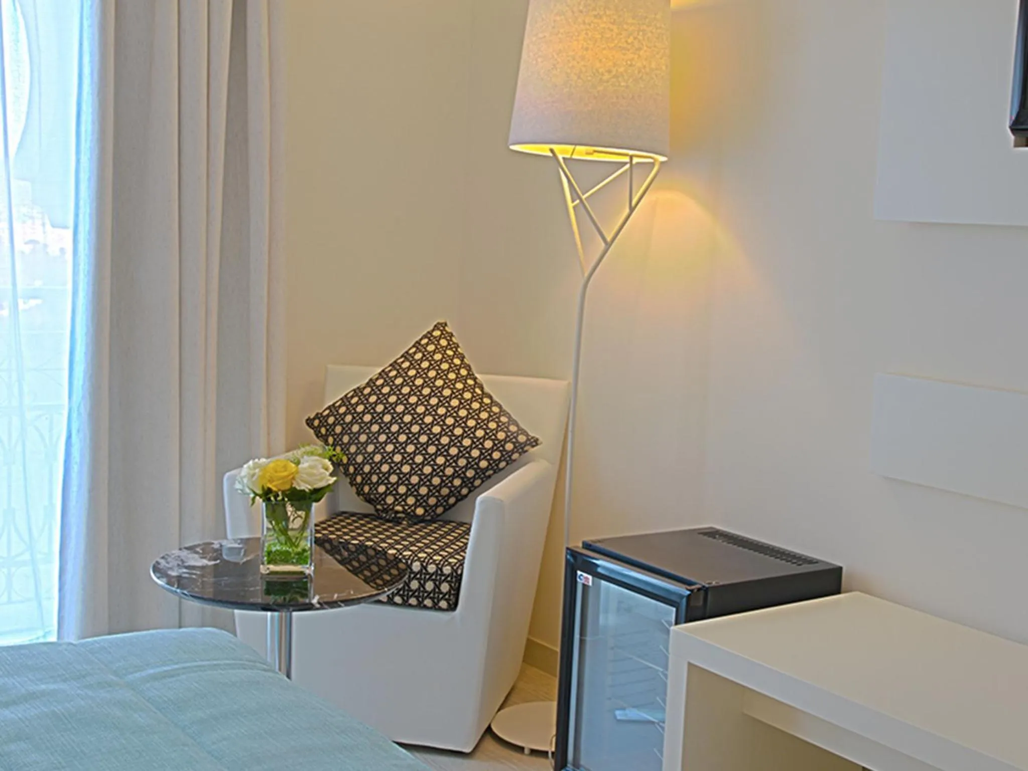 Seating area, Bed in Al Mandari Hôtel Tétouan