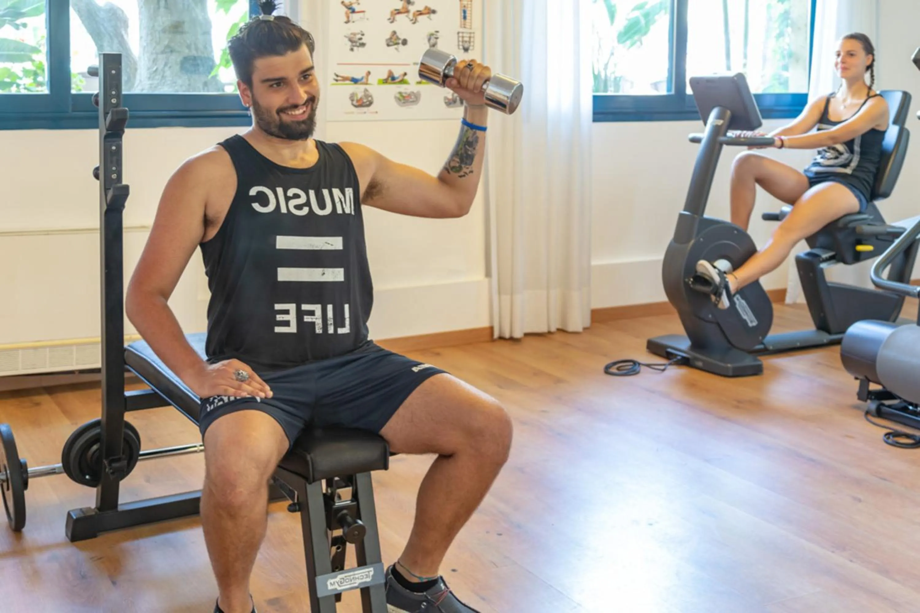 Fitness centre/facilities in Hotel Caesar Palace