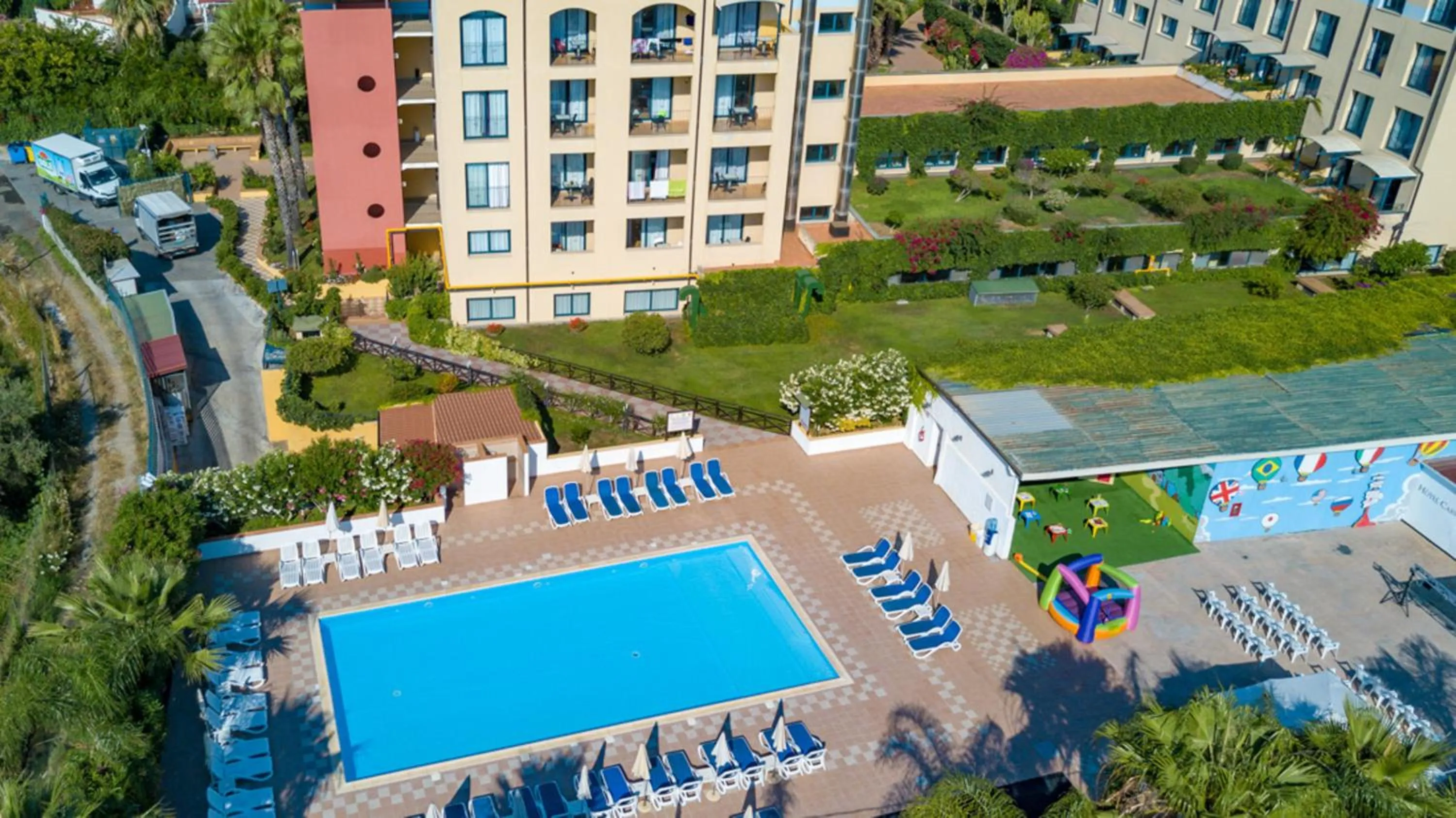 Bird's eye view in Hotel Caesar Palace