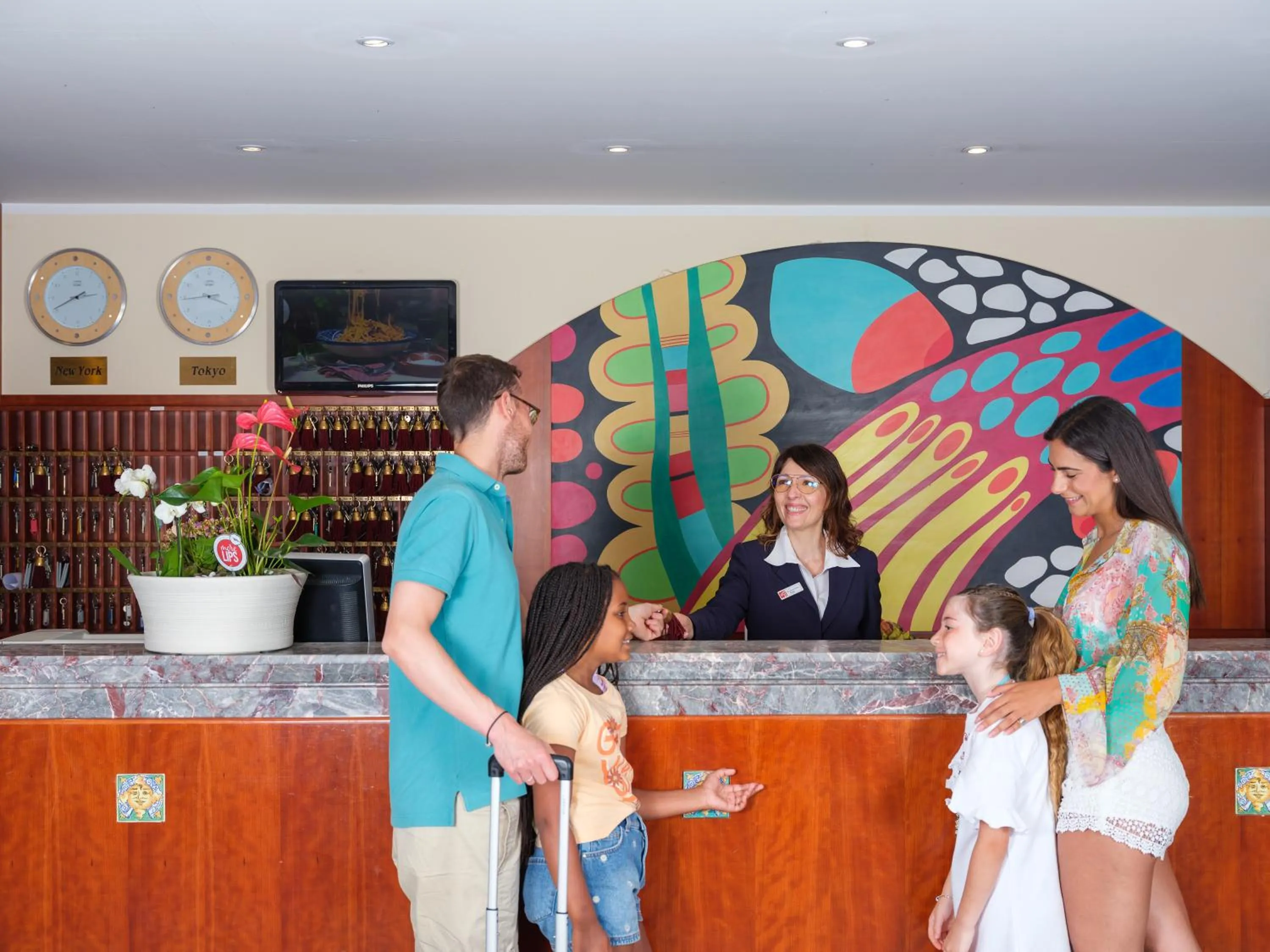 Lobby or reception in Hotel Caesar Palace