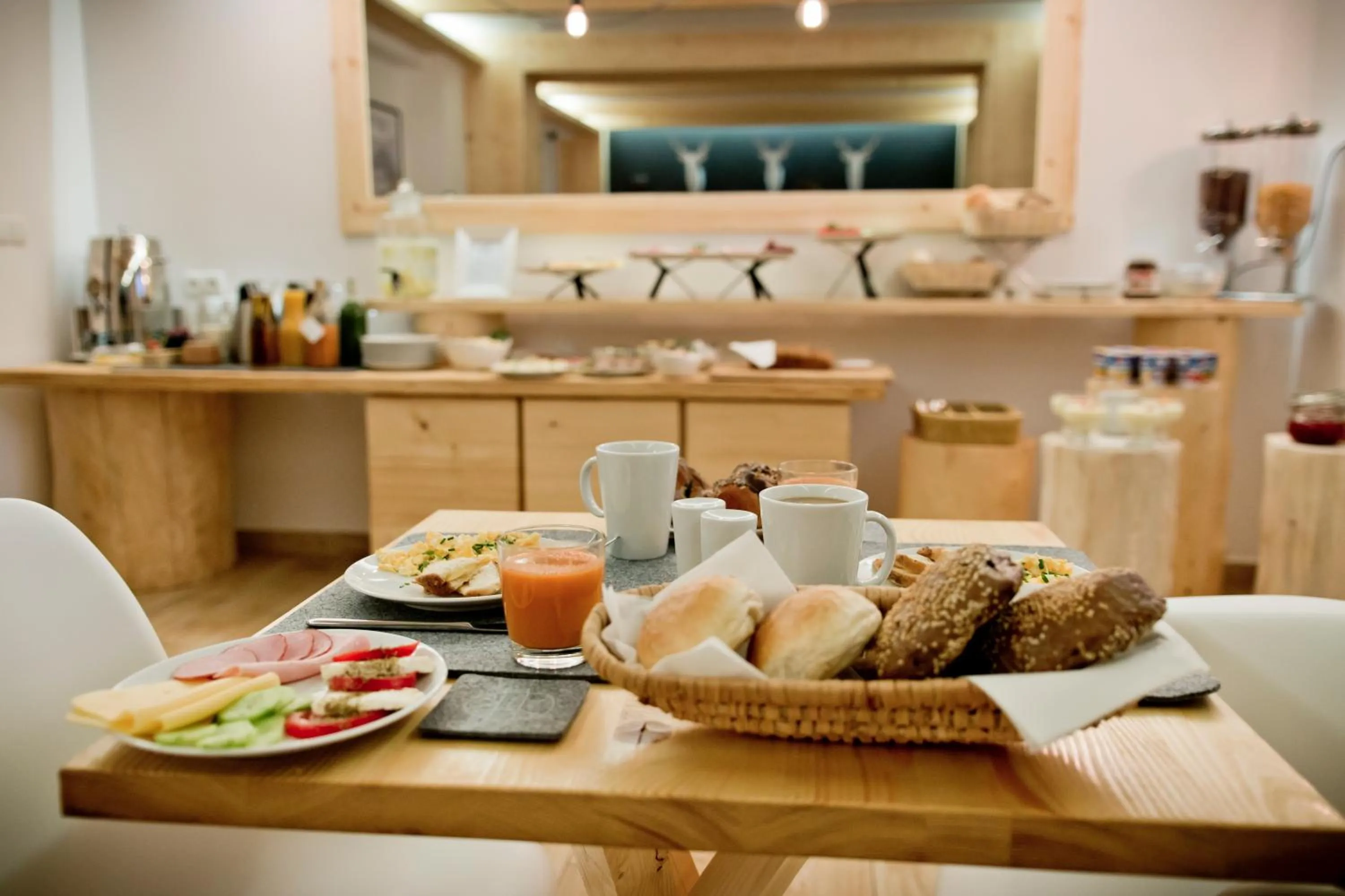 Buffet breakfast in Villa 11 Folk & Design