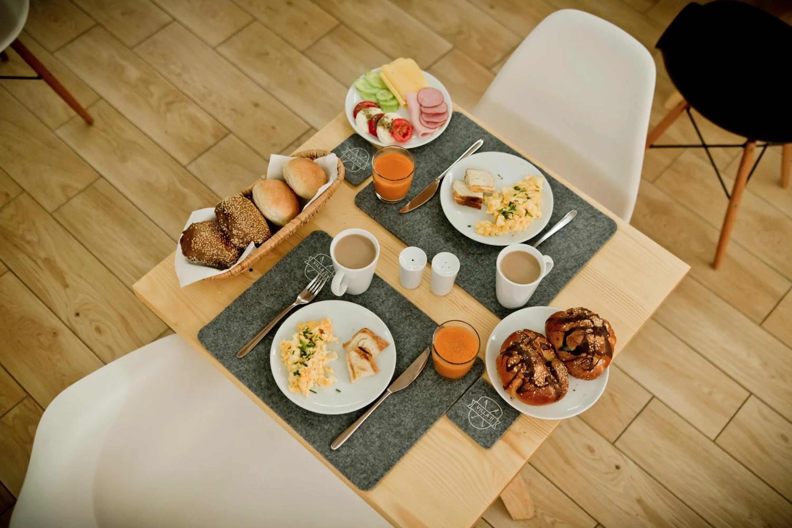 Buffet breakfast in Villa 11 Folk & Design