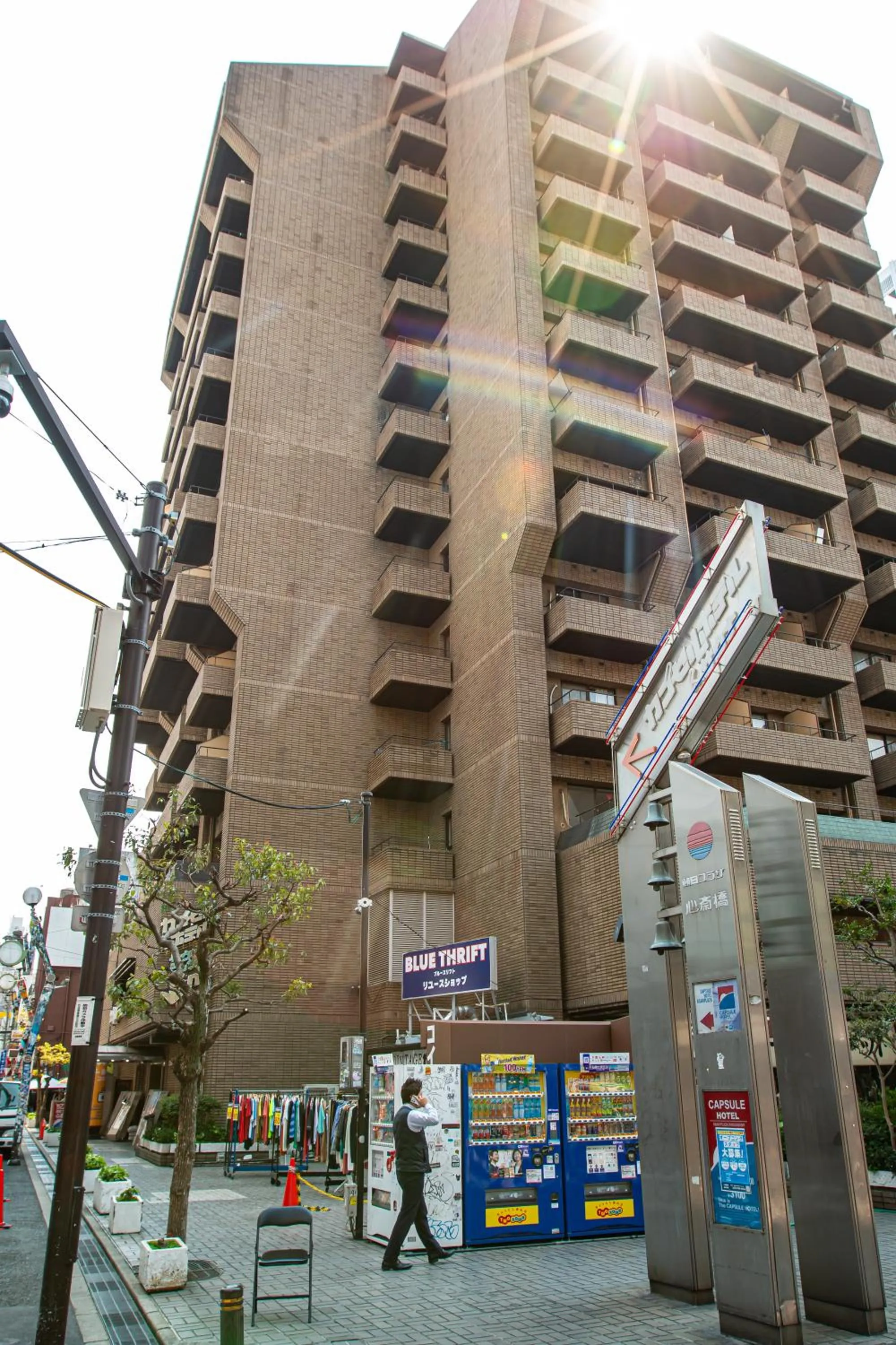 Property building in Capsule Hotel Asahi Plaza Shinsaibashi - Men's Only