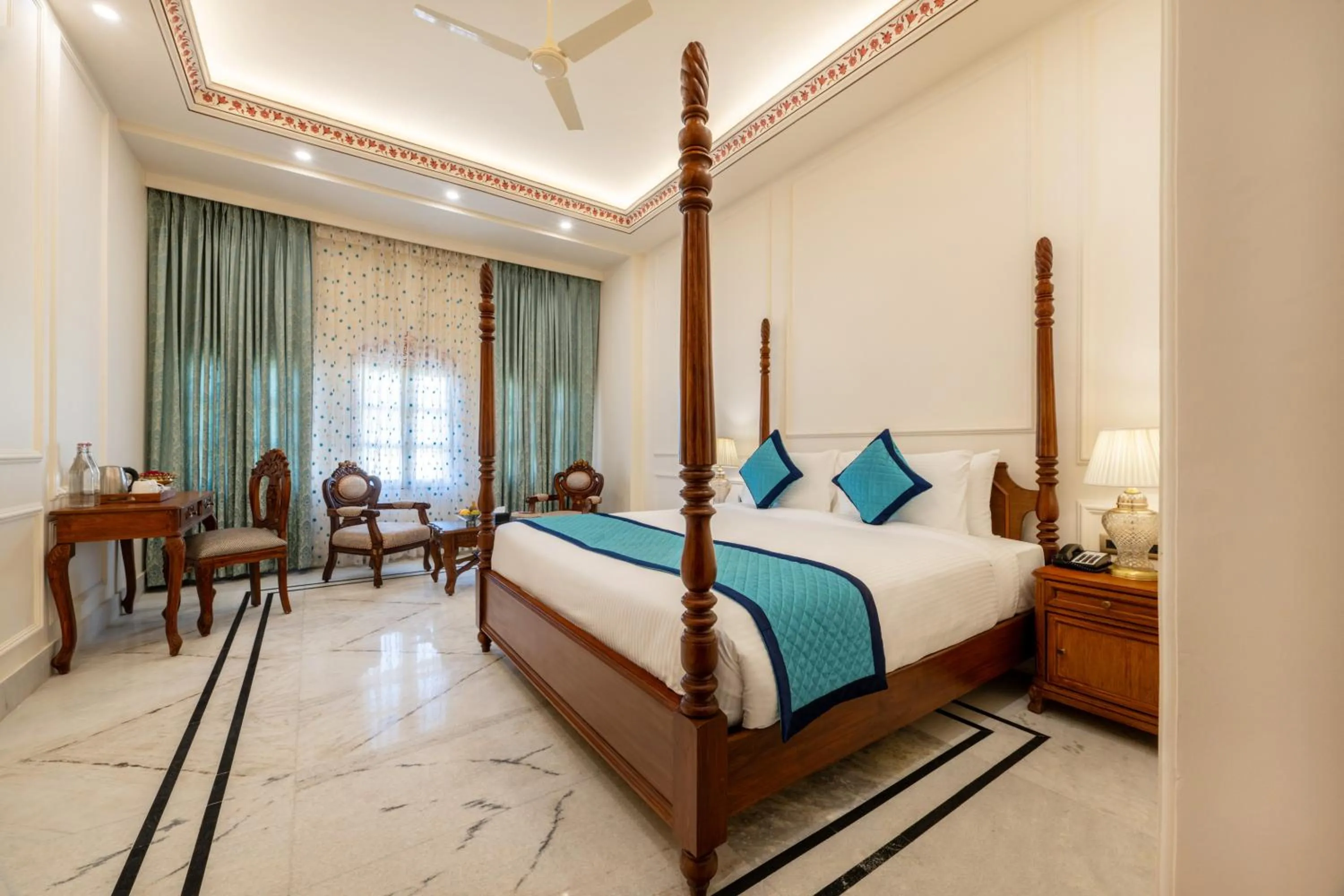 Photo of the whole room, Bed in Brij Castle