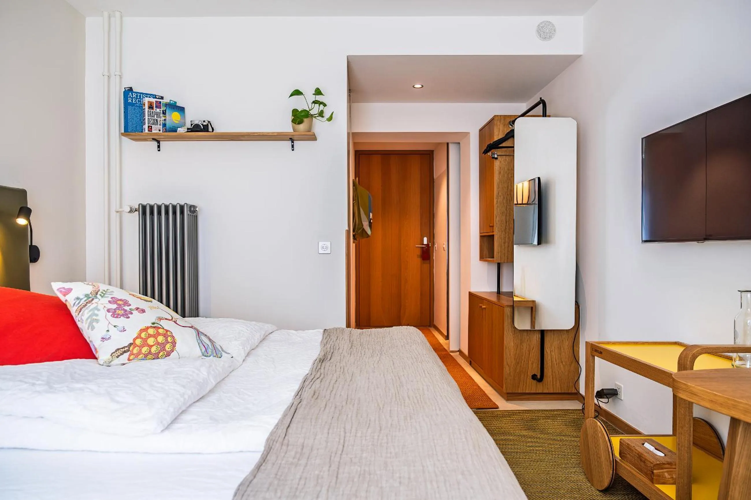 Bedroom, Bed in Nomad Design & Lifestyle Hotel