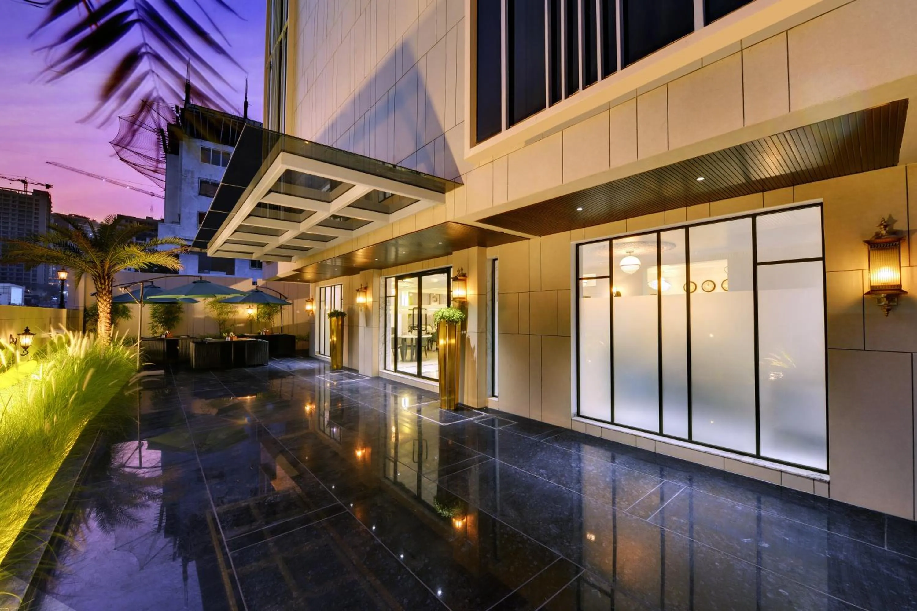 Facade/entrance in Beacon NIBM Pune