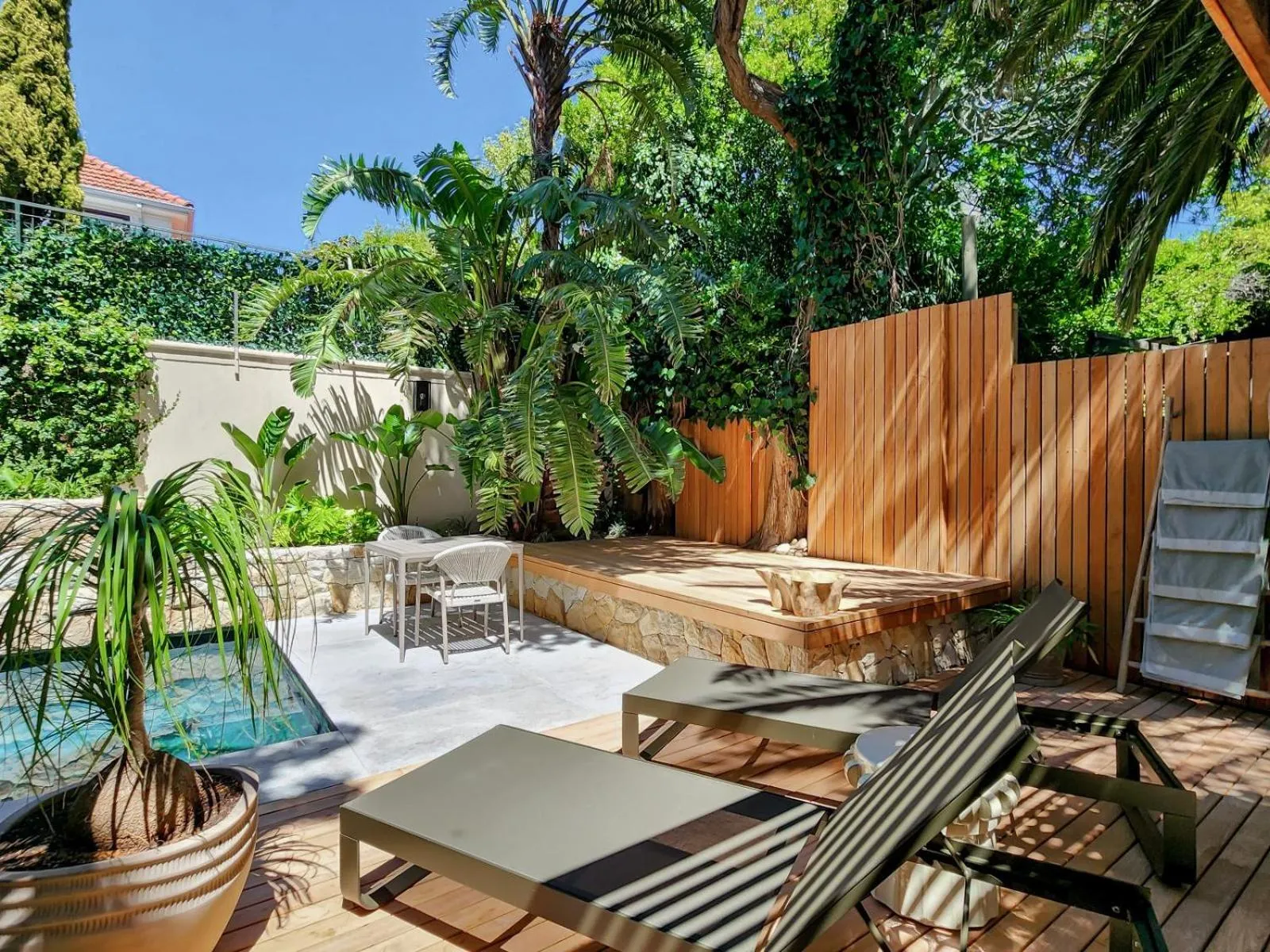Pool view in Botany House Boutique Retreat