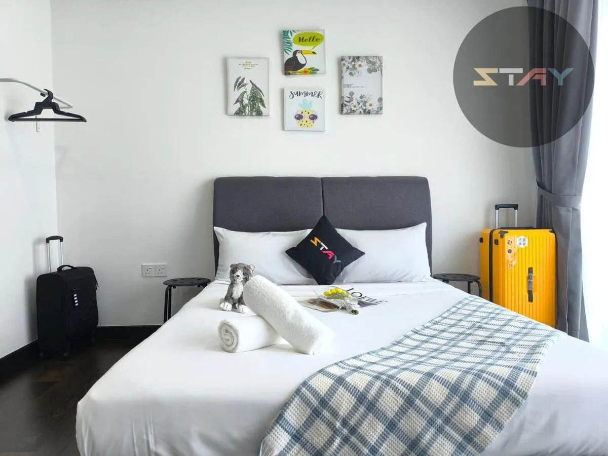 Bed in Almas Couple Urban Retreat Puteri Harbour BySTAY