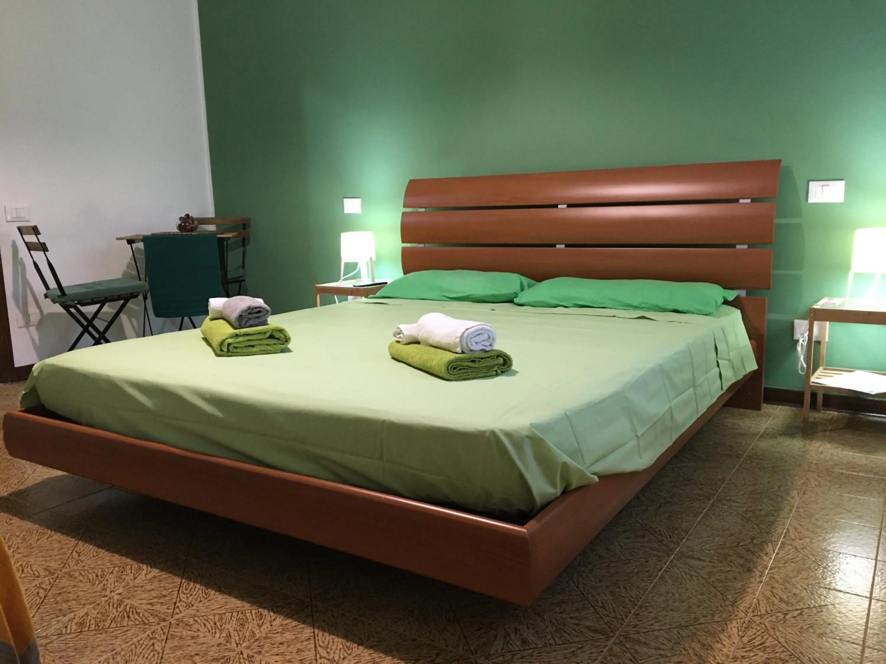 Bed in Le sorelle gemelle B&B