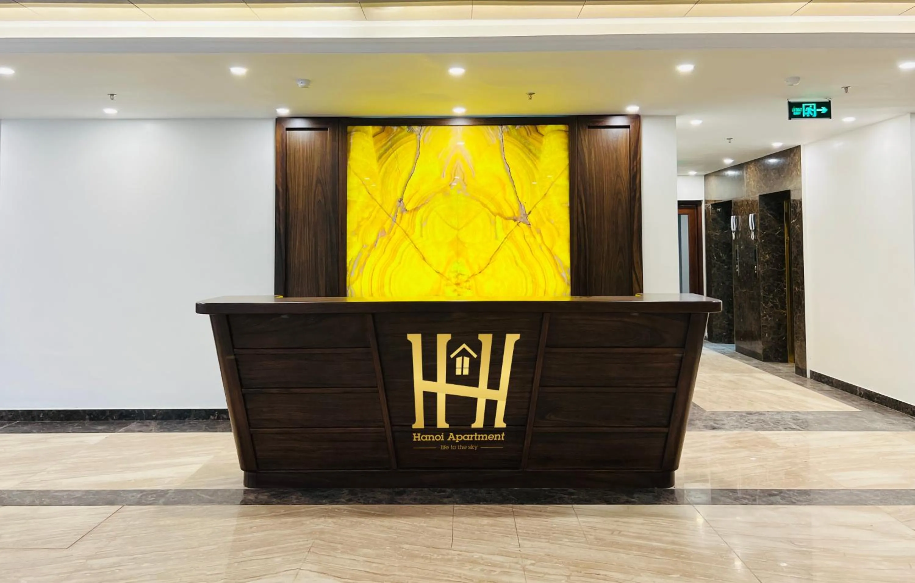 Lobby or reception in Hanoi Apartment