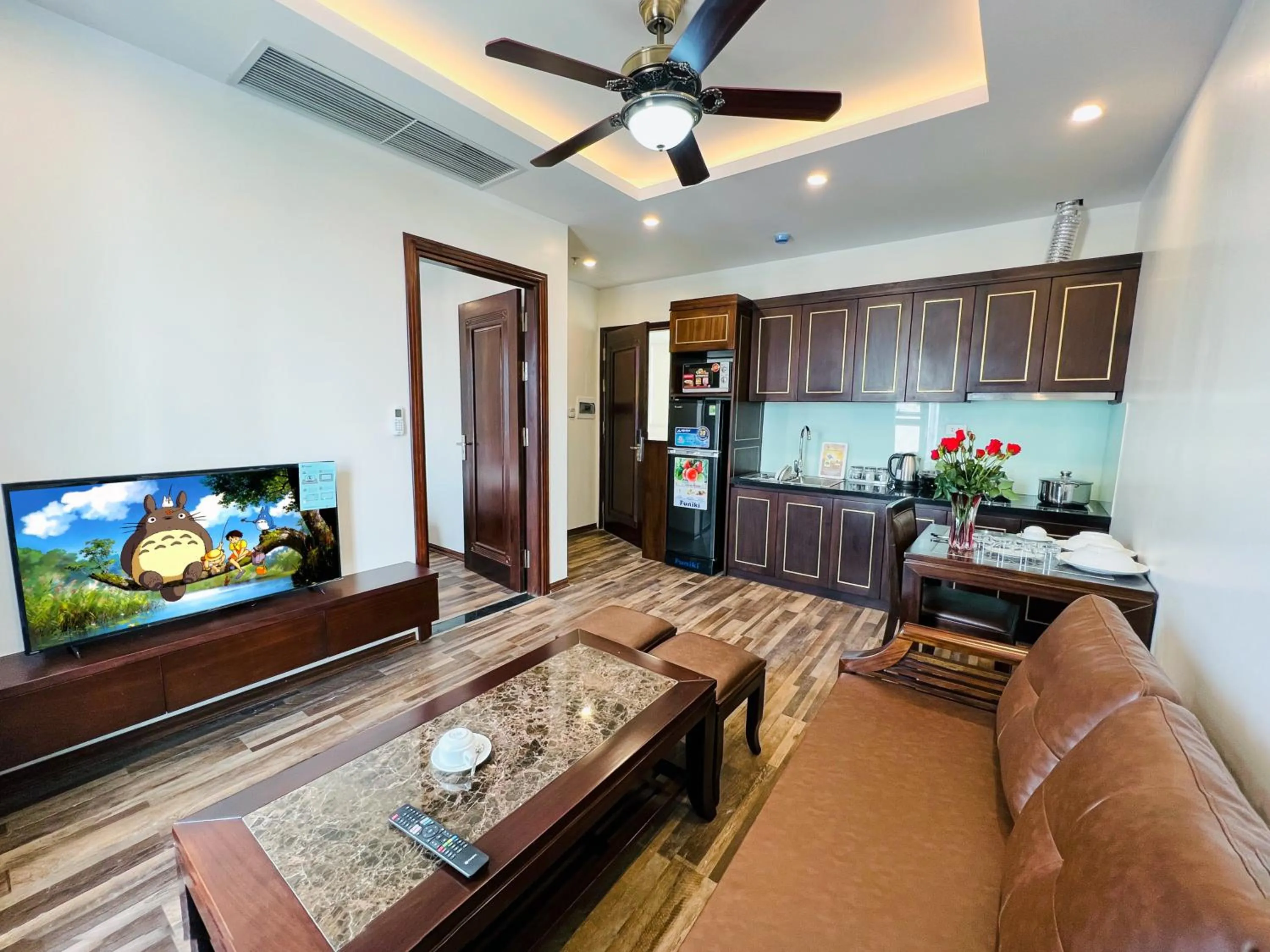 TV and multimedia in Hanoi Apartment