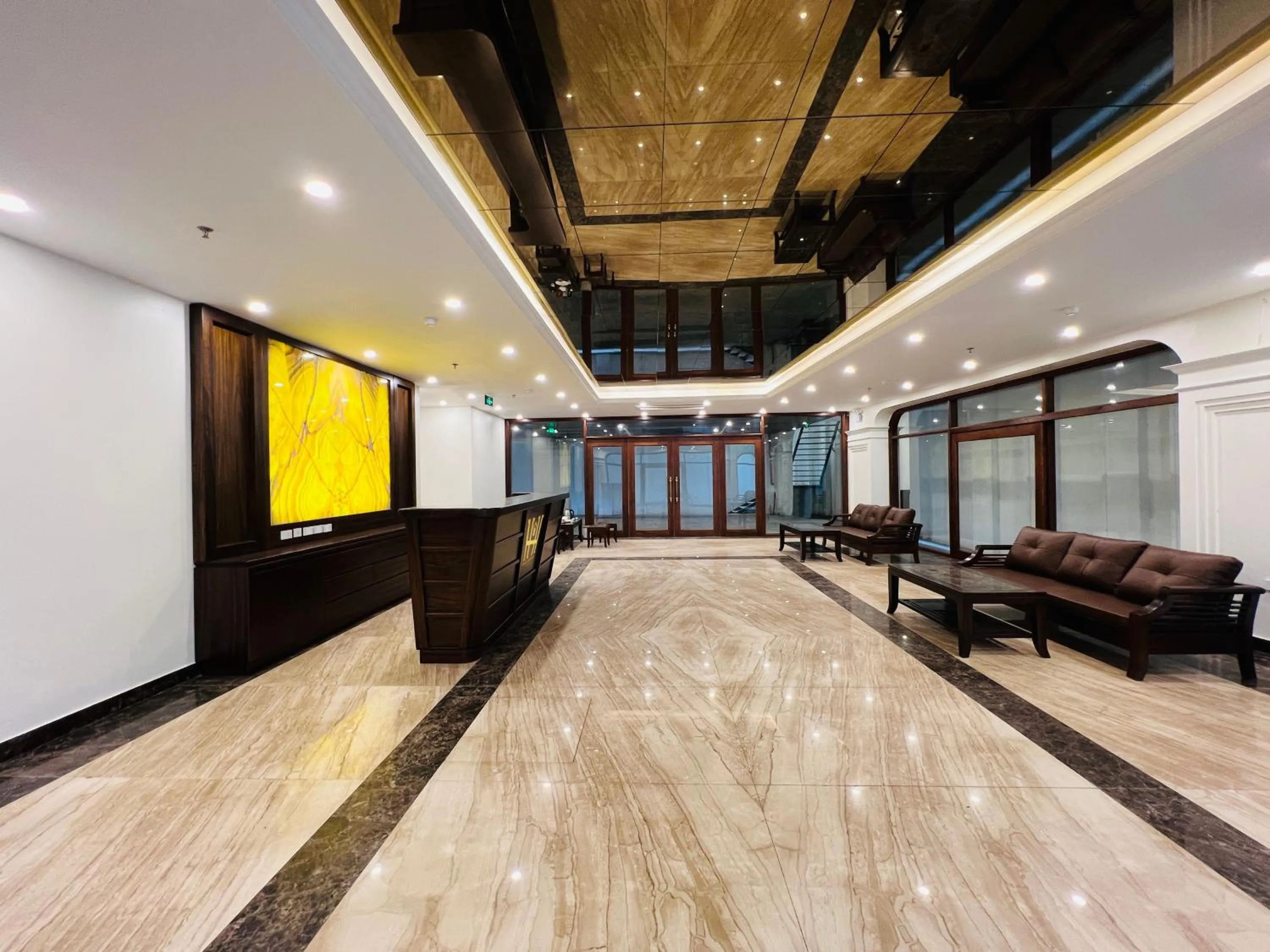Lobby or reception in Hanoi Apartment