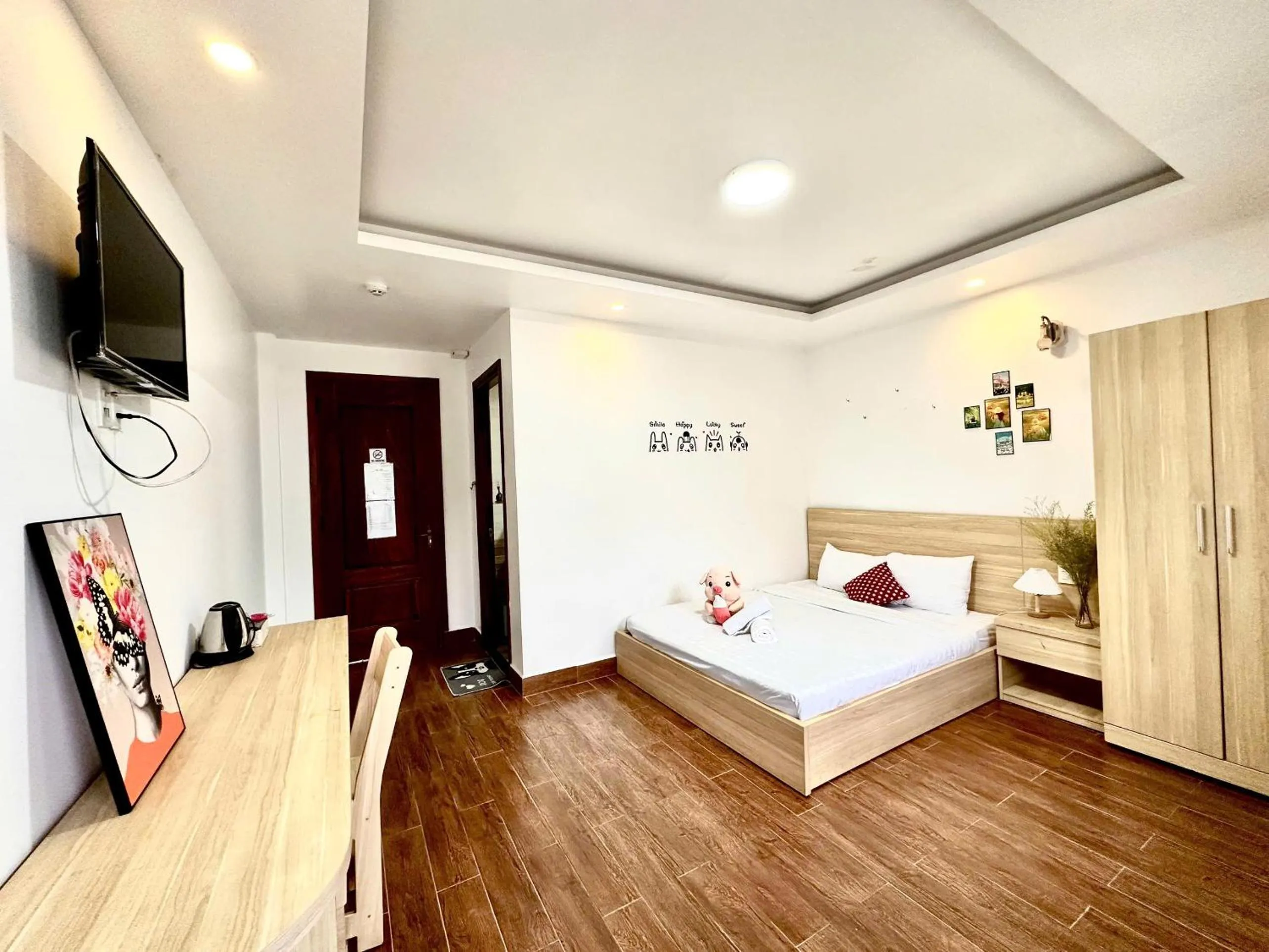 TV and multimedia, Bed in Nhật Anh Hotel Đà Lạt