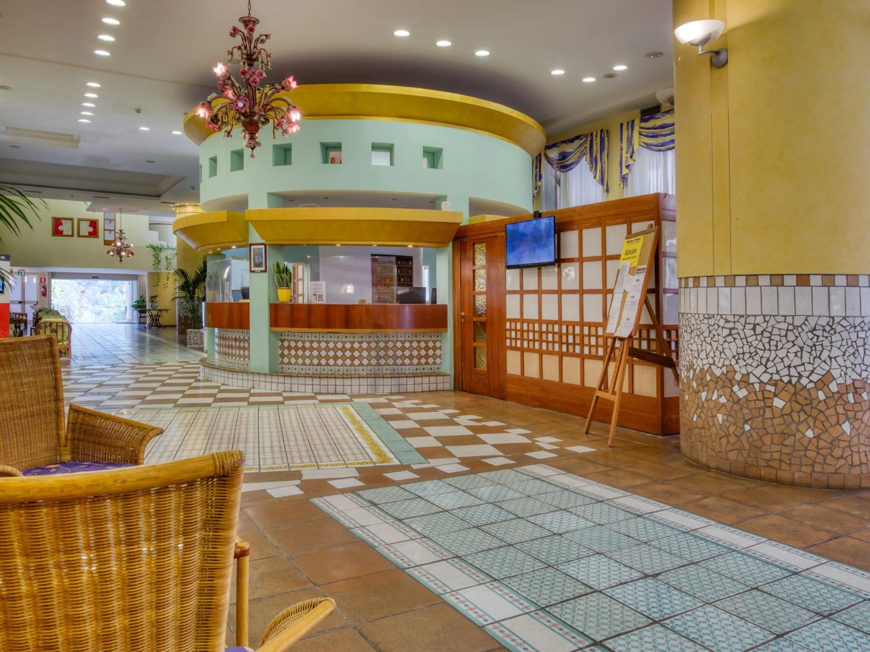 Lobby or reception in Hotel Olimpo le Terrazze