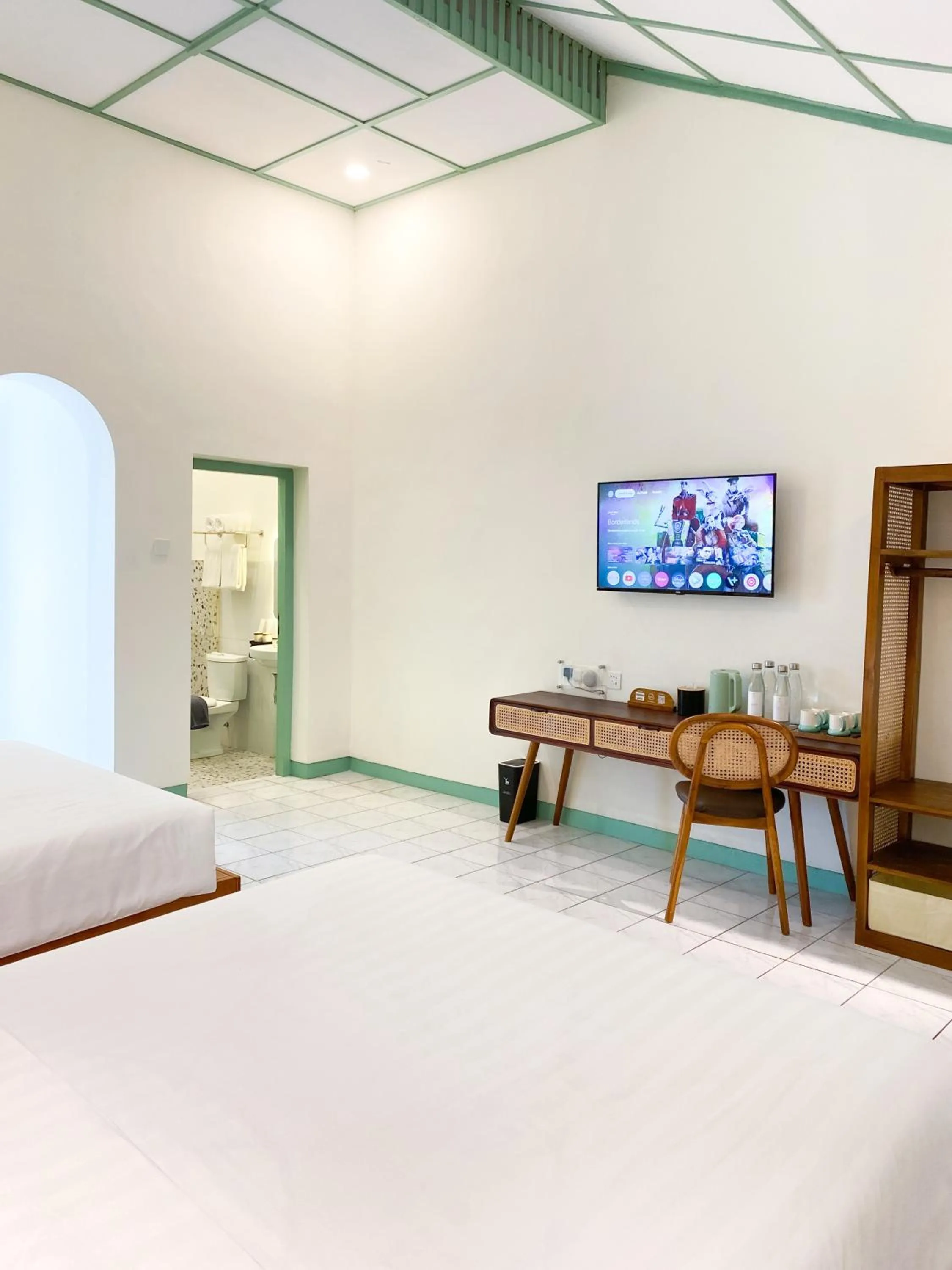 Bed in The Utara Hotel Tugu by Eresha Hospitality