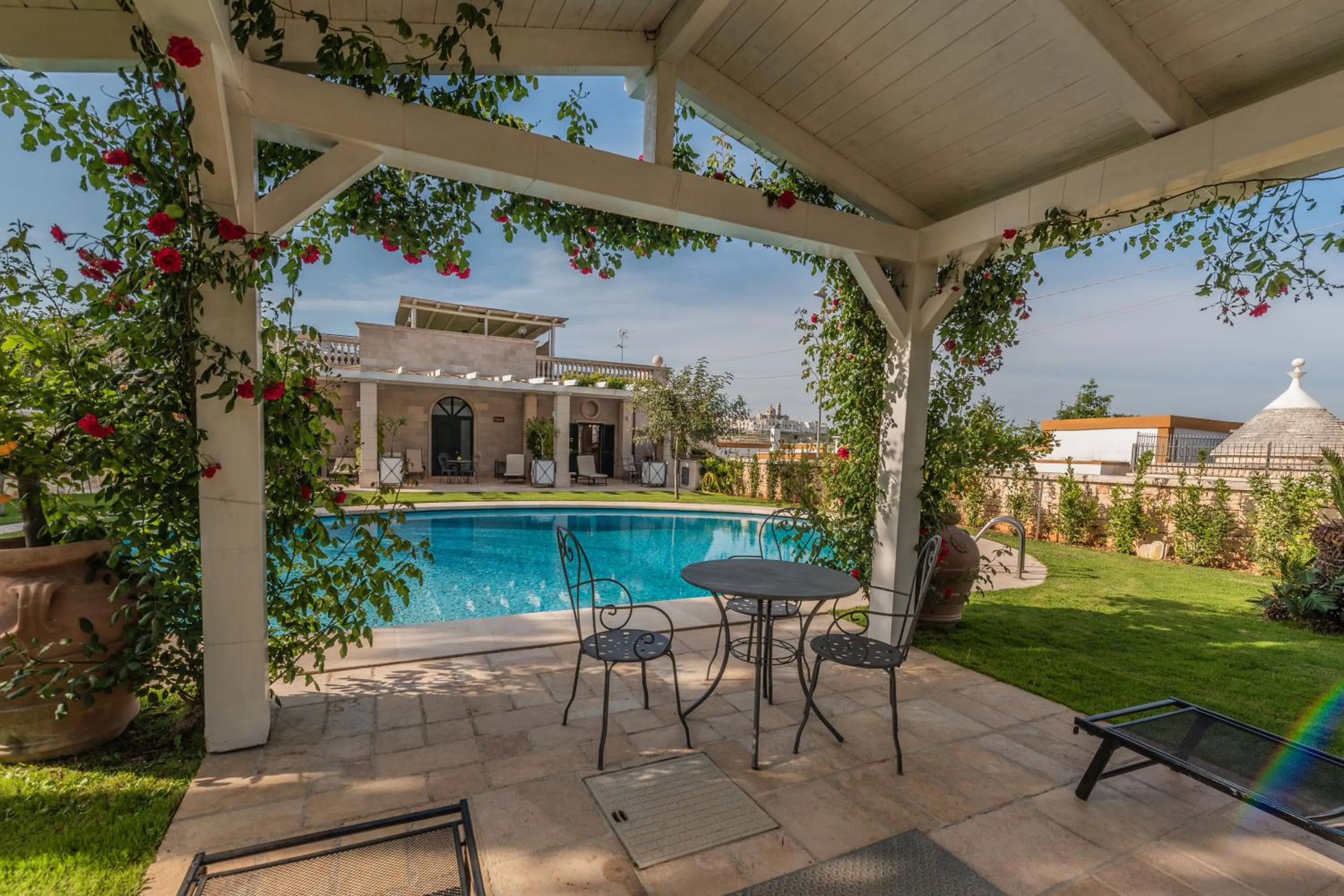 Patio in Villa Caramia