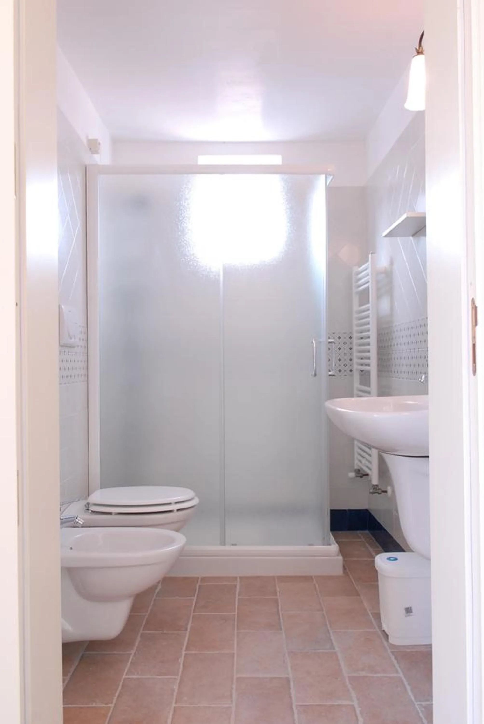 Shower in Villa Caramia