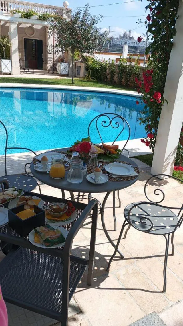 Patio in Villa Caramia
