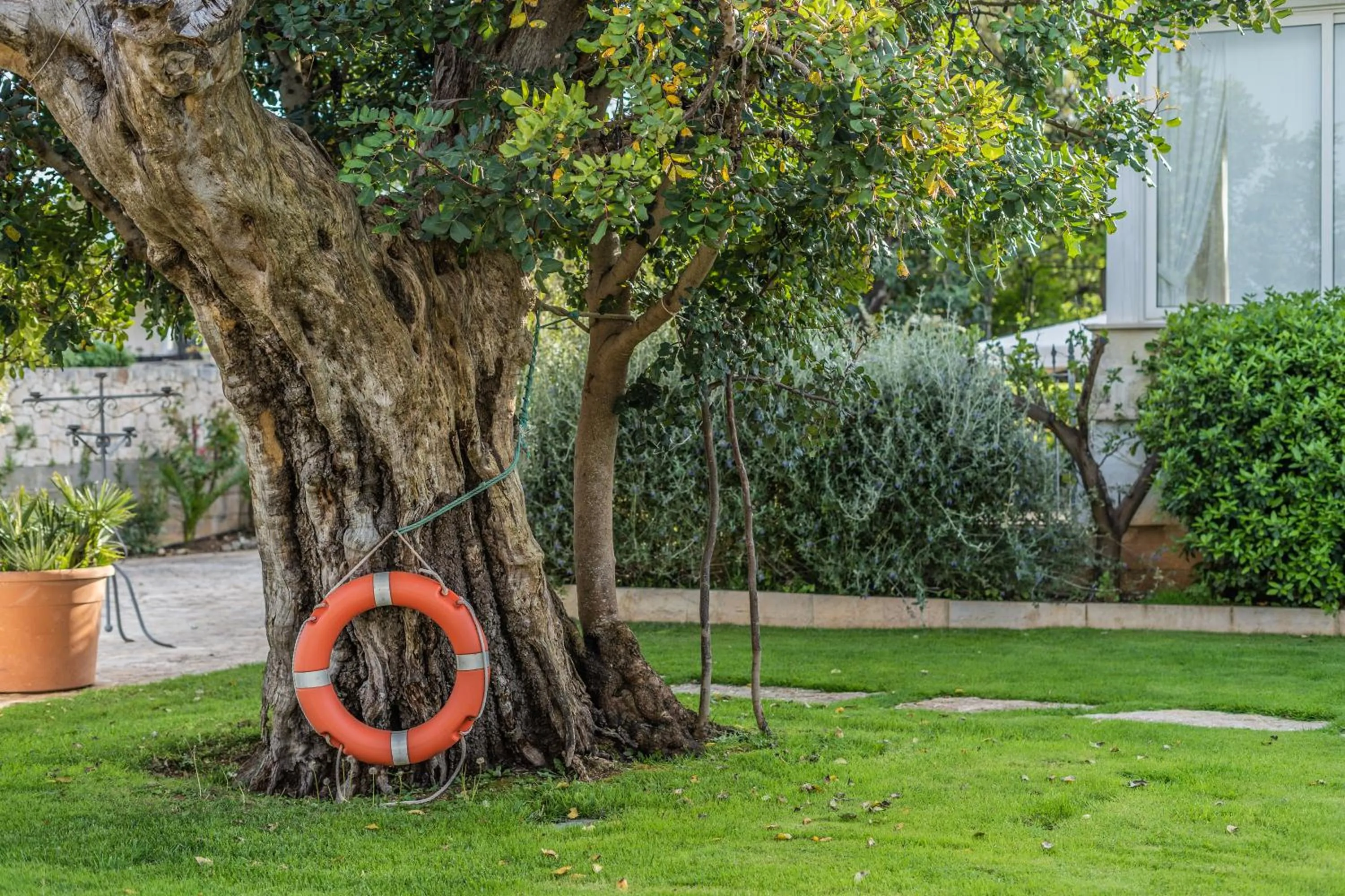 Natural landscape in Villa Caramia