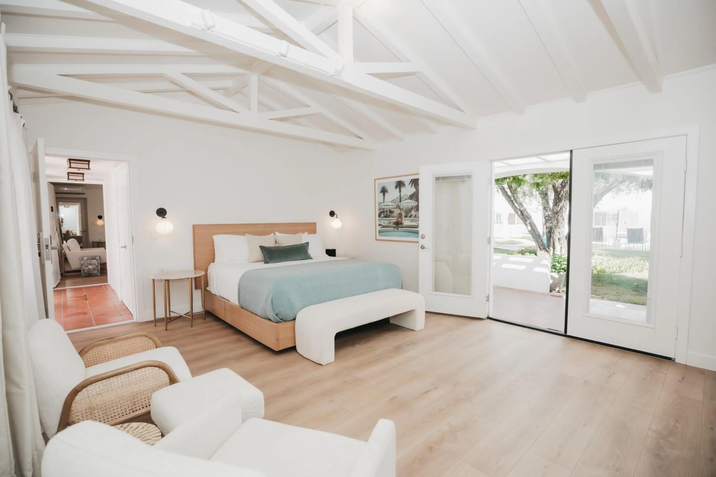 Bed in Casa Palma Hotel & Bungalows