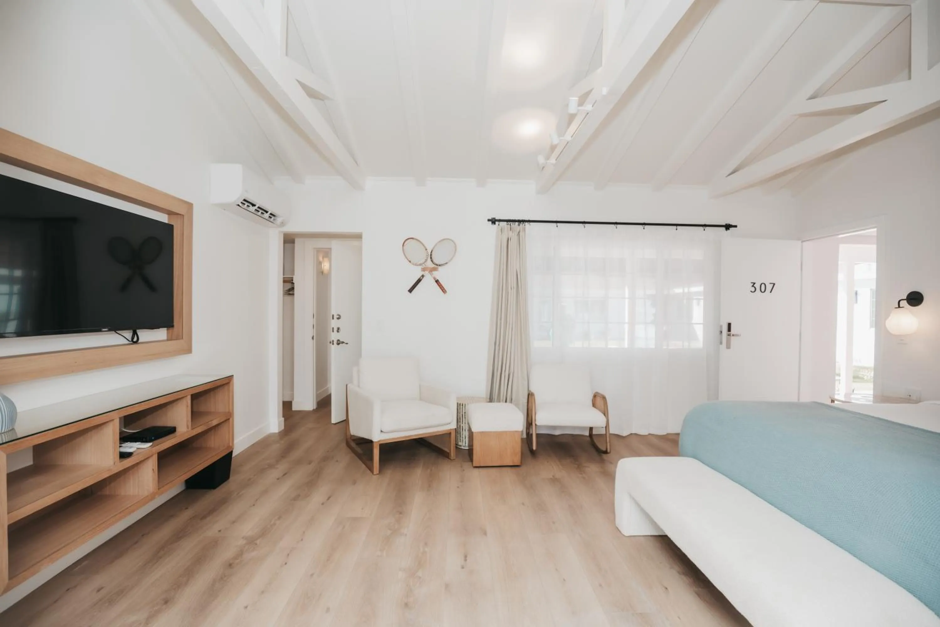 Bed in Casa Palma Hotel & Bungalows