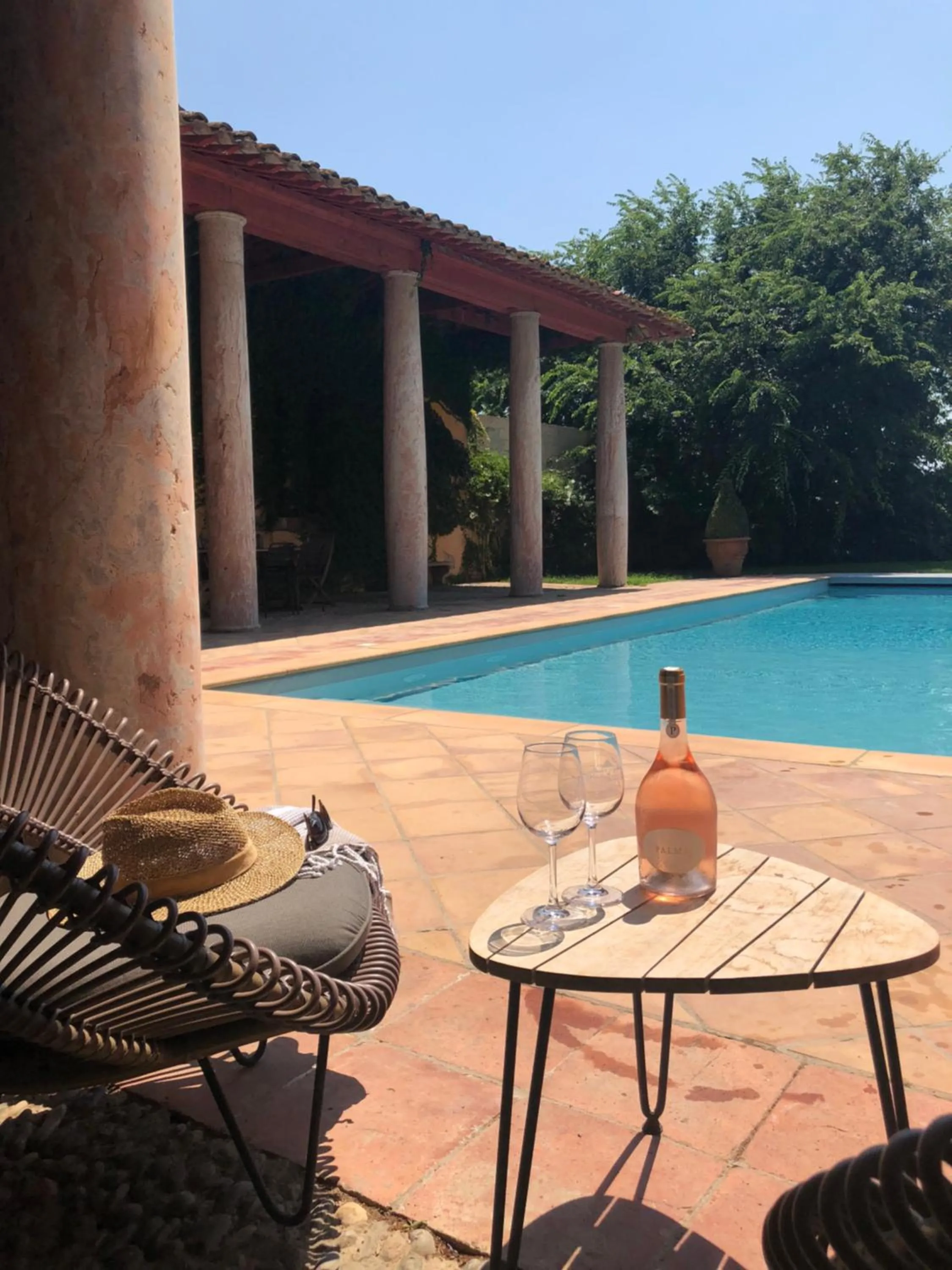Swimming pool in Chateau de Paraza