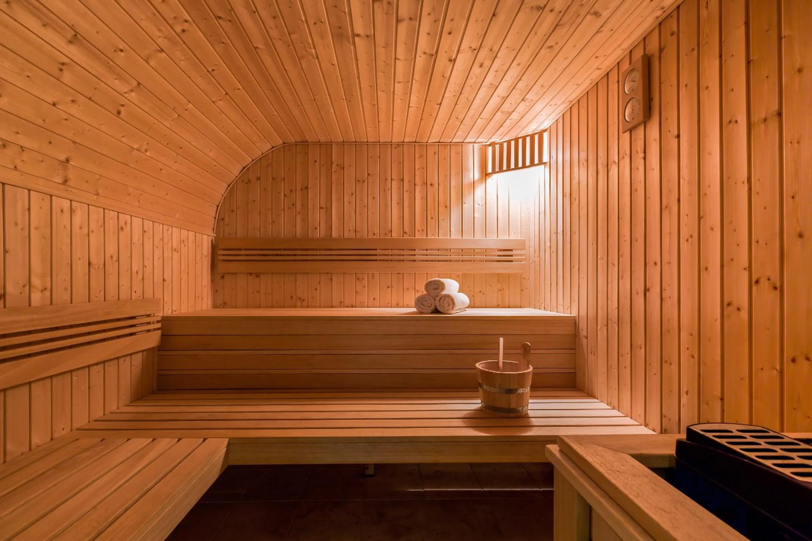 Sauna in Zamek Karpniki Schloss Fischbach