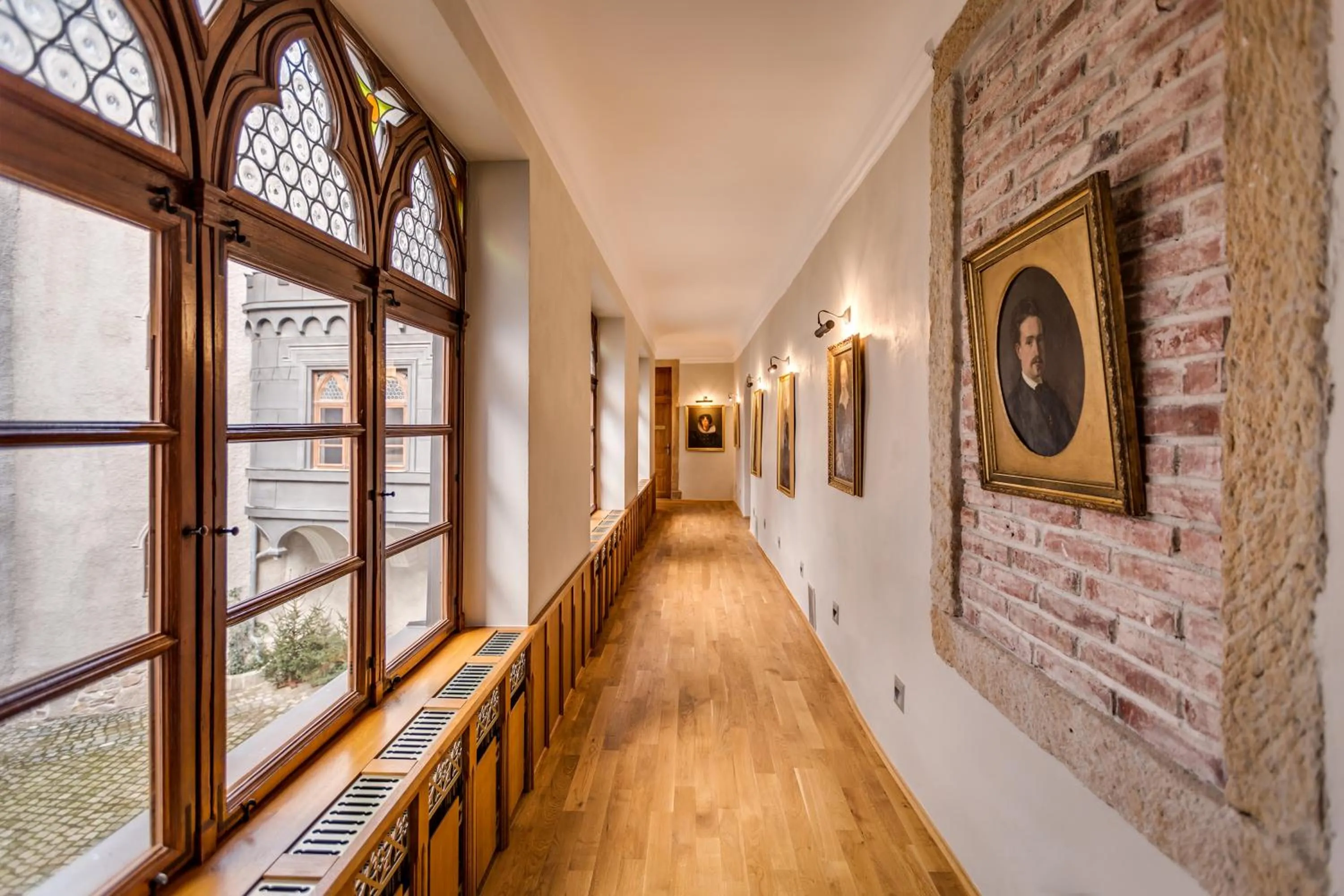 Lobby or reception in Zamek Karpniki Schloss Fischbach