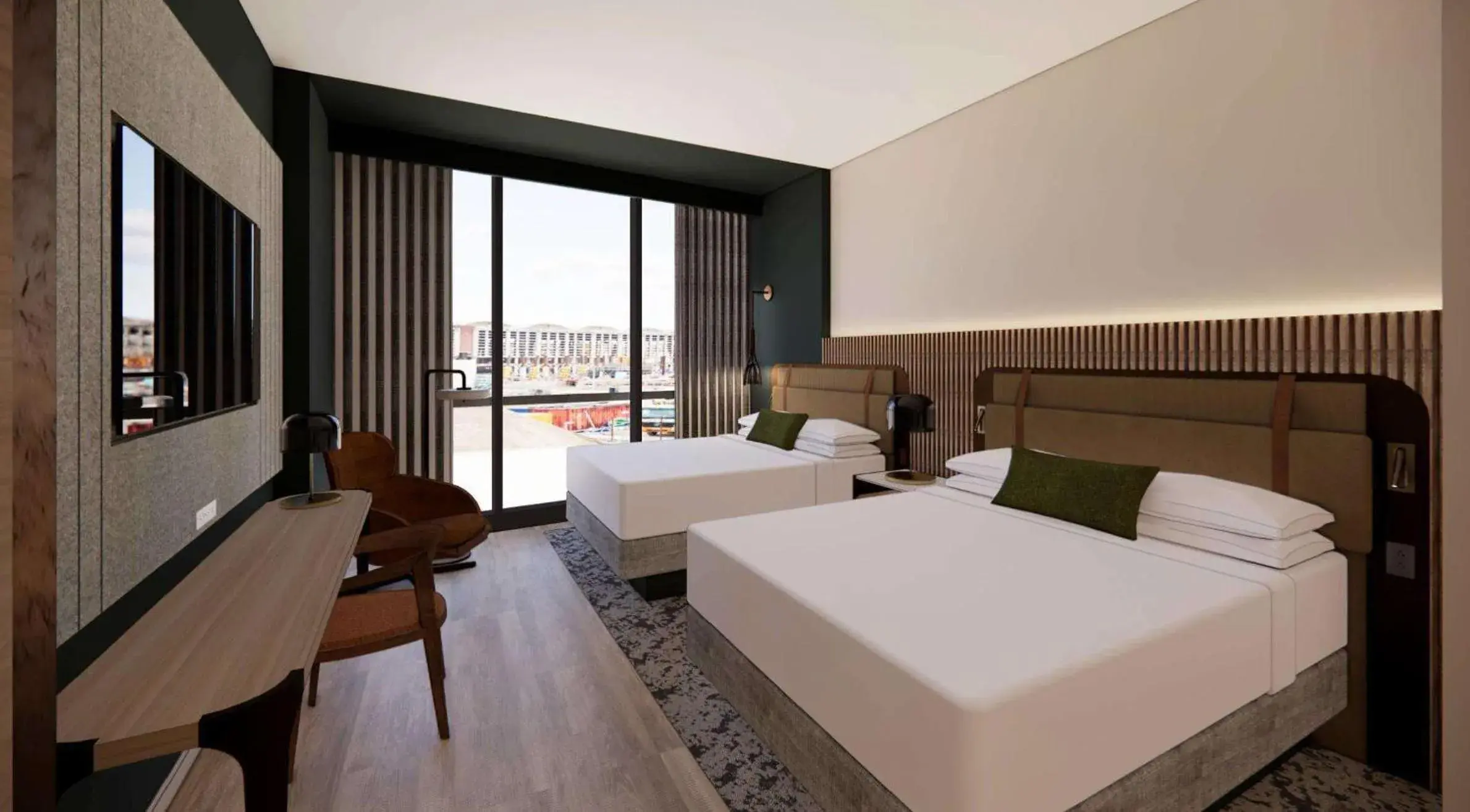 Deluxe Terrace Two Queens in Hotel Phoenix Atlanta Deluxe Terrace Two Queens in Hotel Phoenix Atlanta