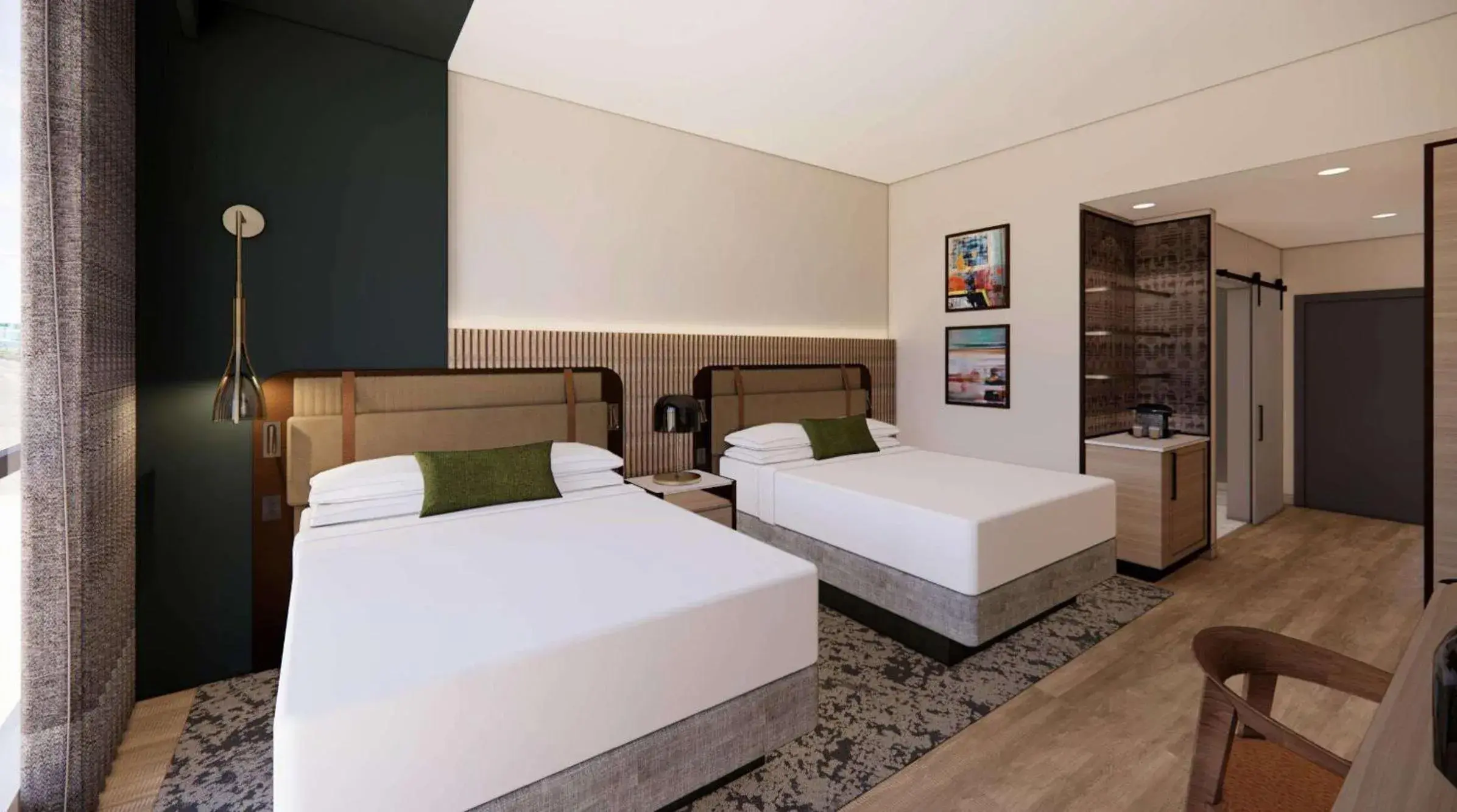 Deluxe Terrace Two Queens ADA in Hotel Phoenix Atlanta Deluxe Terrace Two Queens ADA in Hotel Phoenix Atlanta