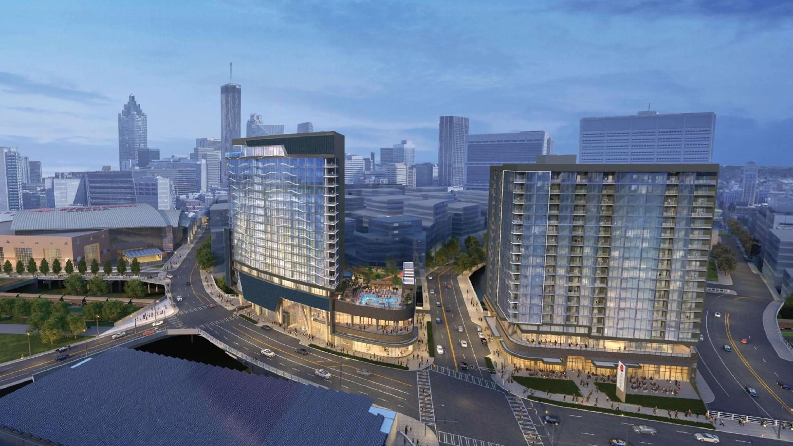 Property building in Hotel Phoenix Atlanta