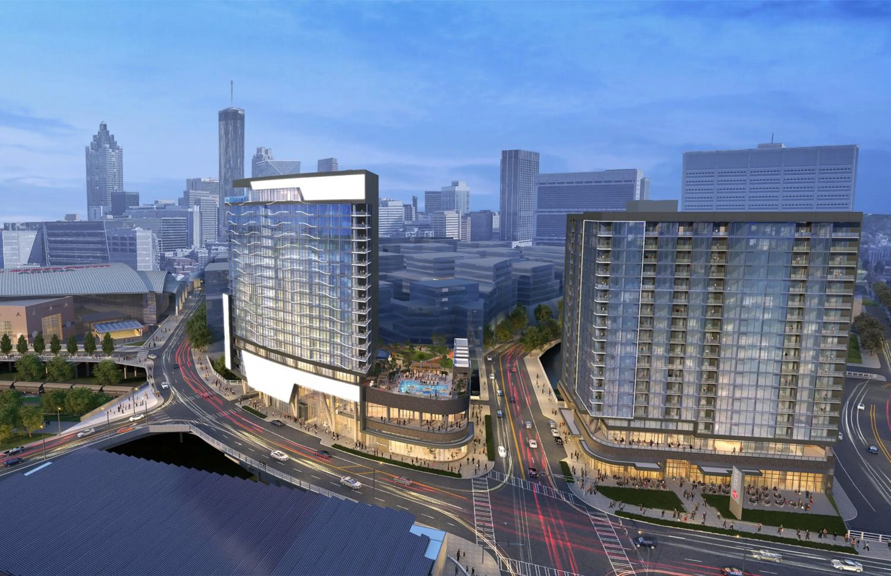 Property building in Hotel Phoenix Atlanta