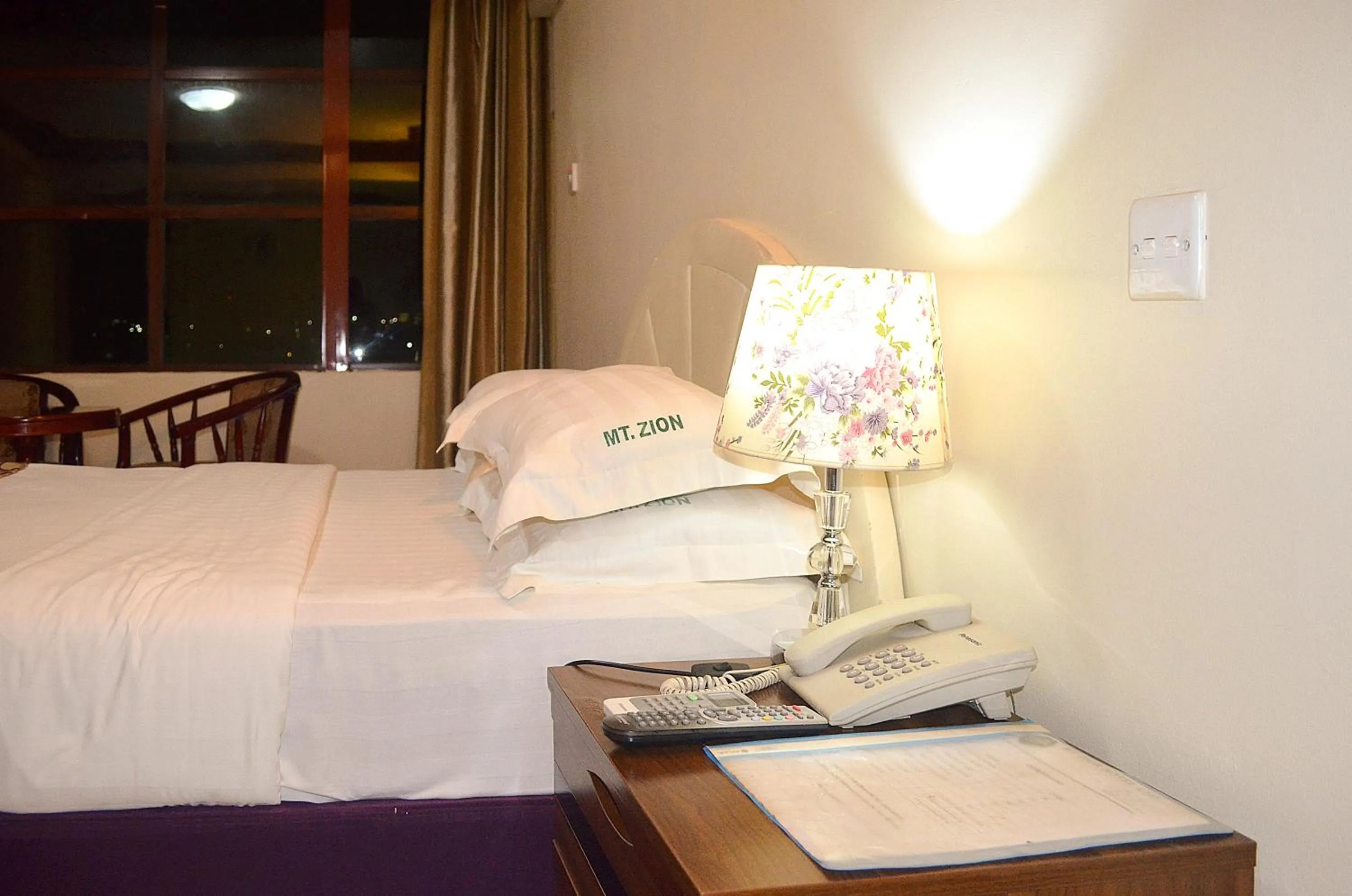 Bed in Mt. Zion Hotel