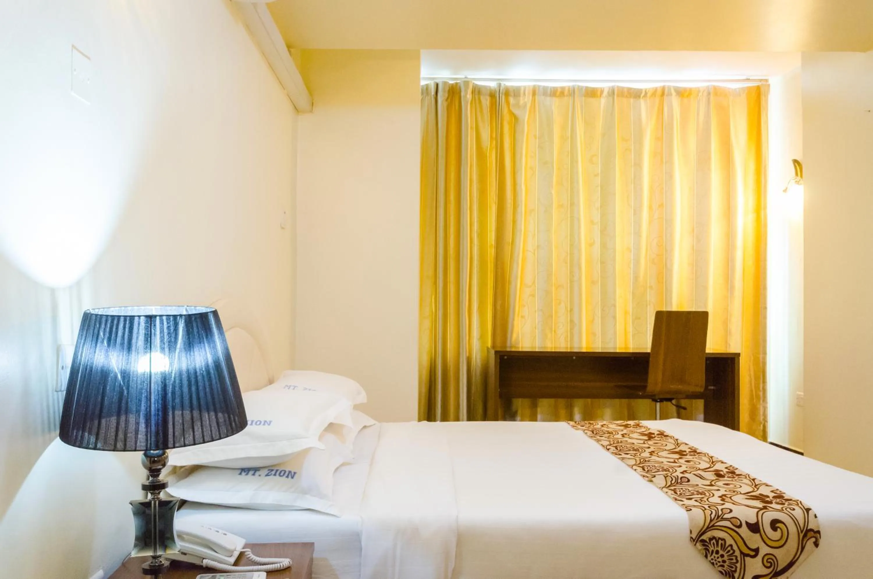 Bed in Mt. Zion Hotel