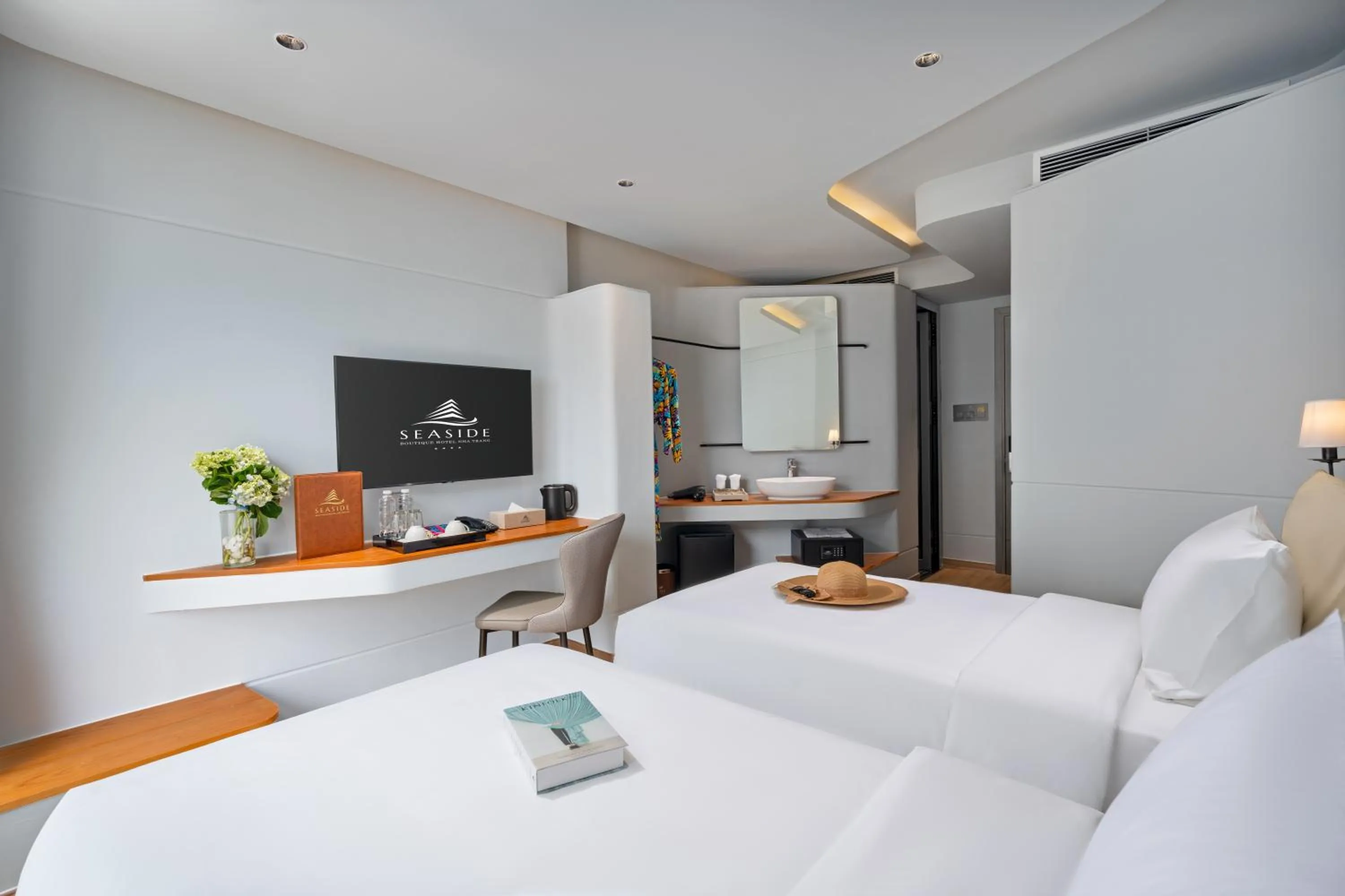 furniture, Bed in Seaside Boutique Hotel Nha Trang Beach