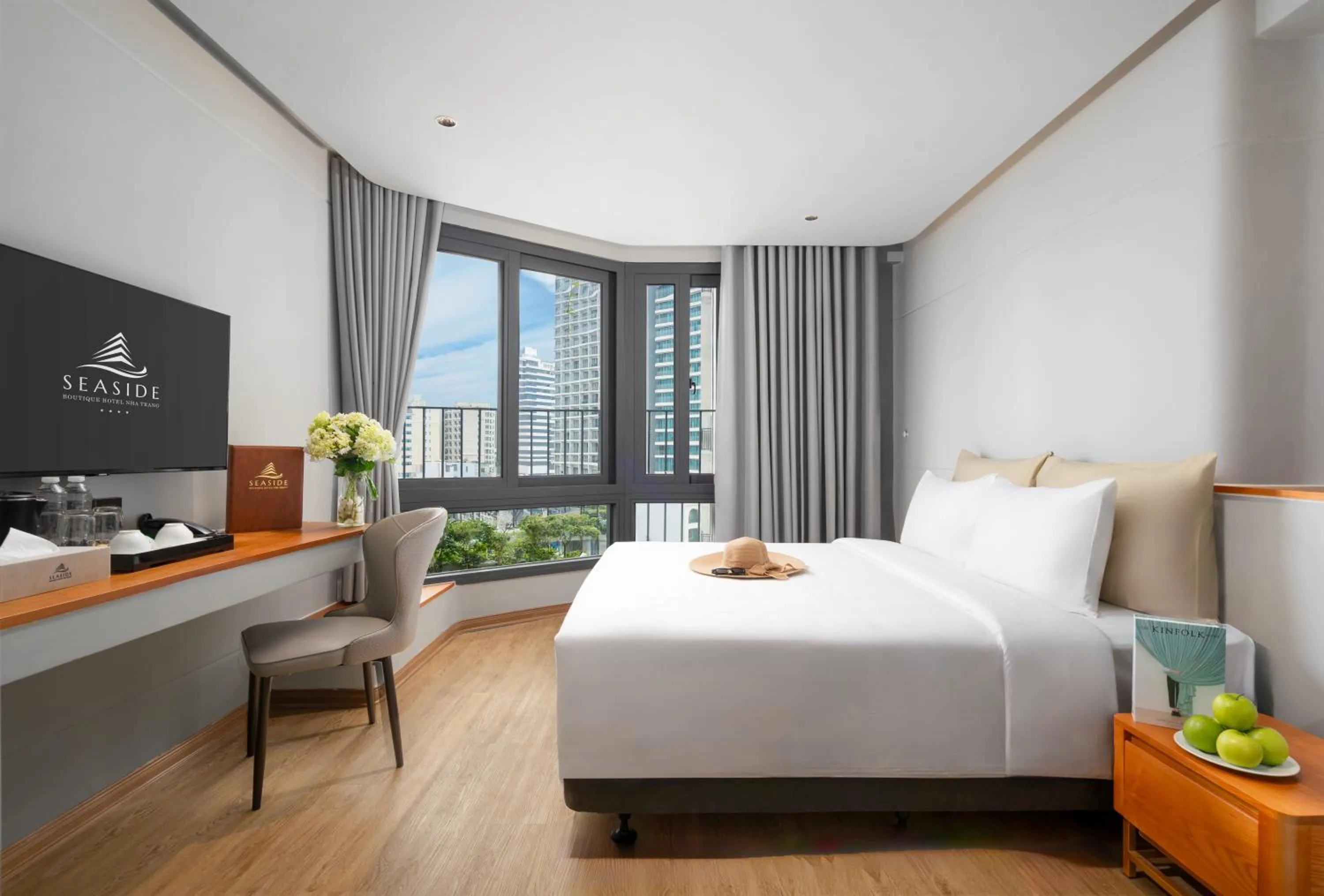 Bed in Seaside Boutique Hotel Nha Trang Beach