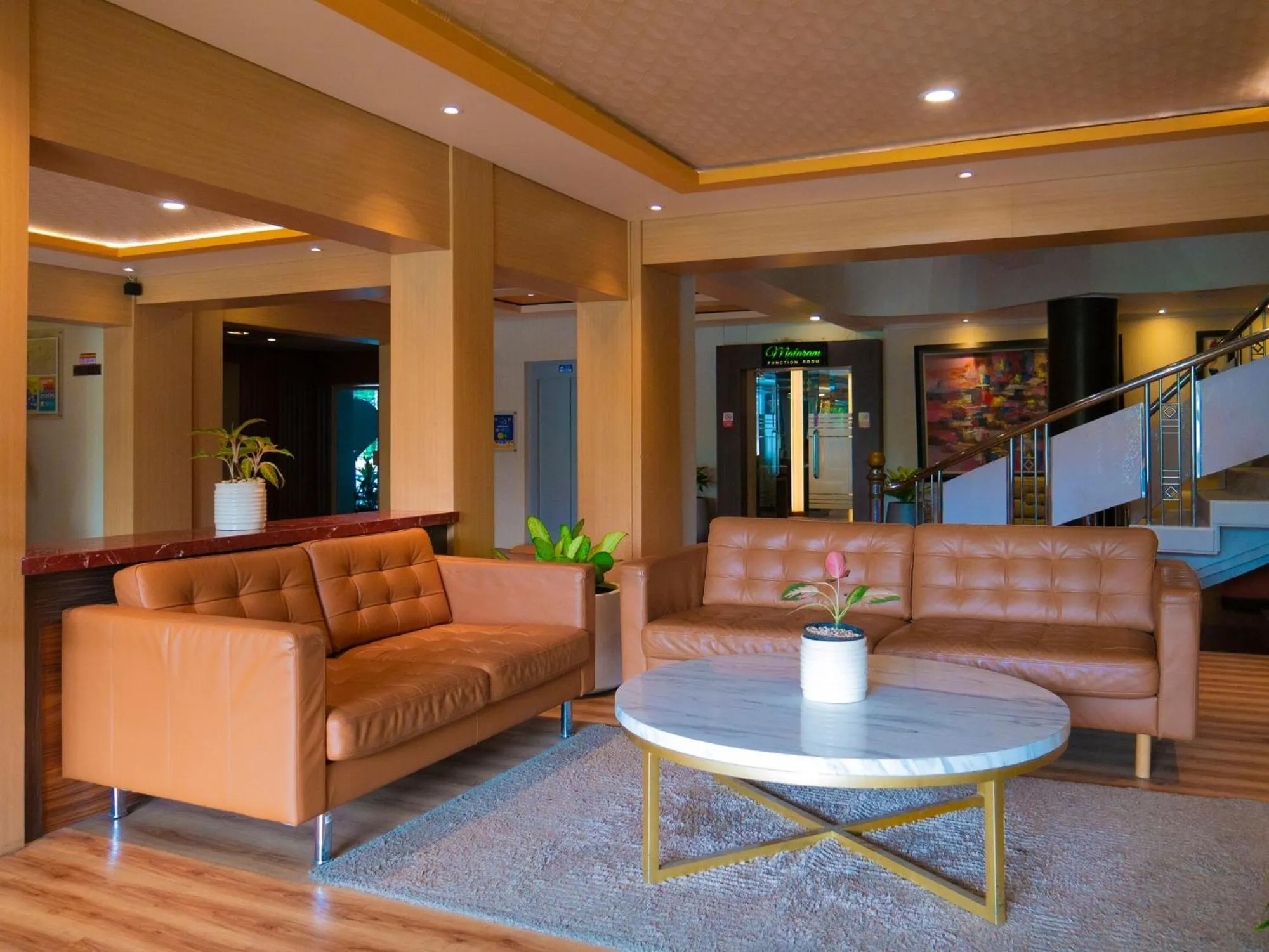 Lobby or reception in Hotel Nirwana Pekalongan