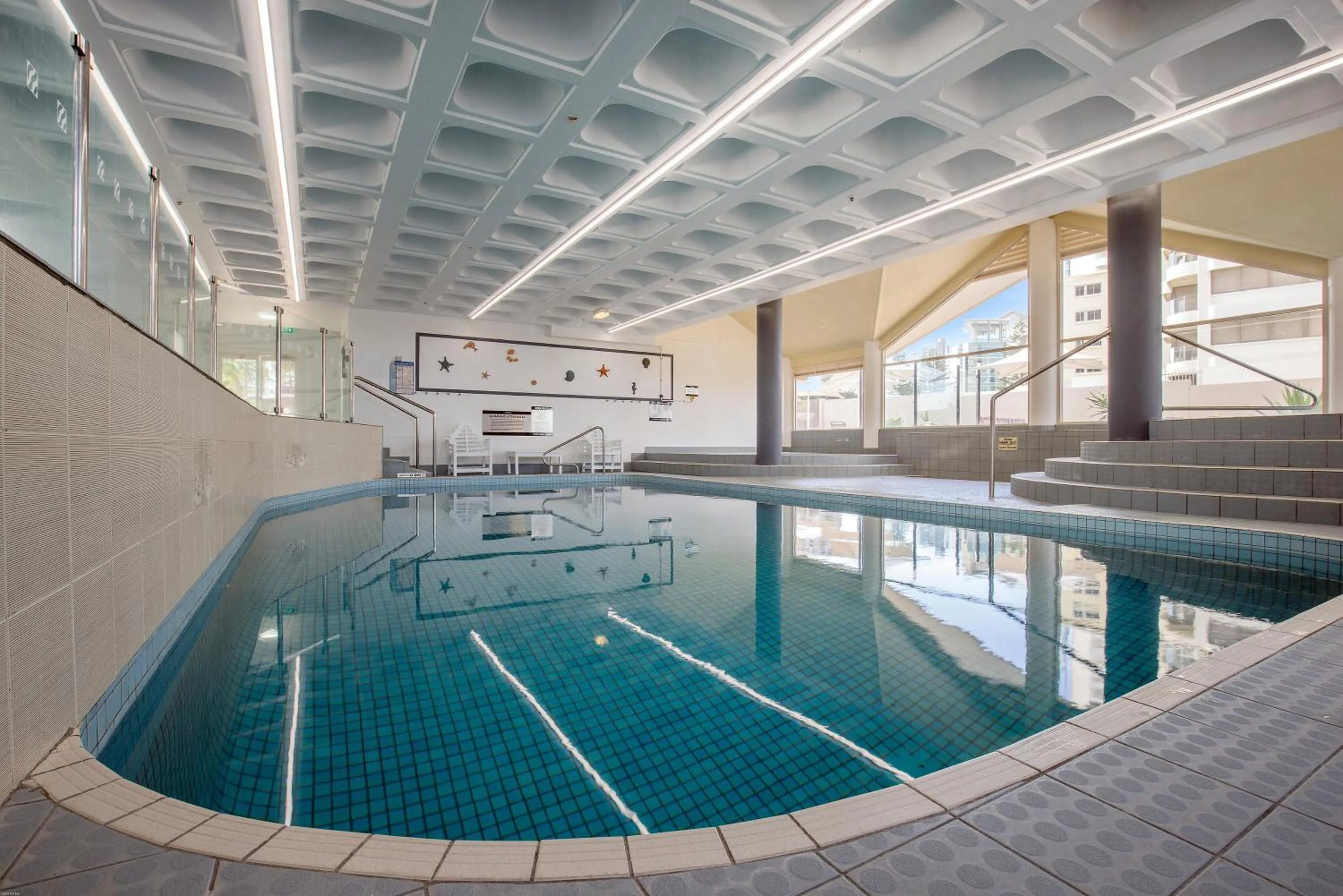 Swimming pool in Surfers Aquarius on the Beach
