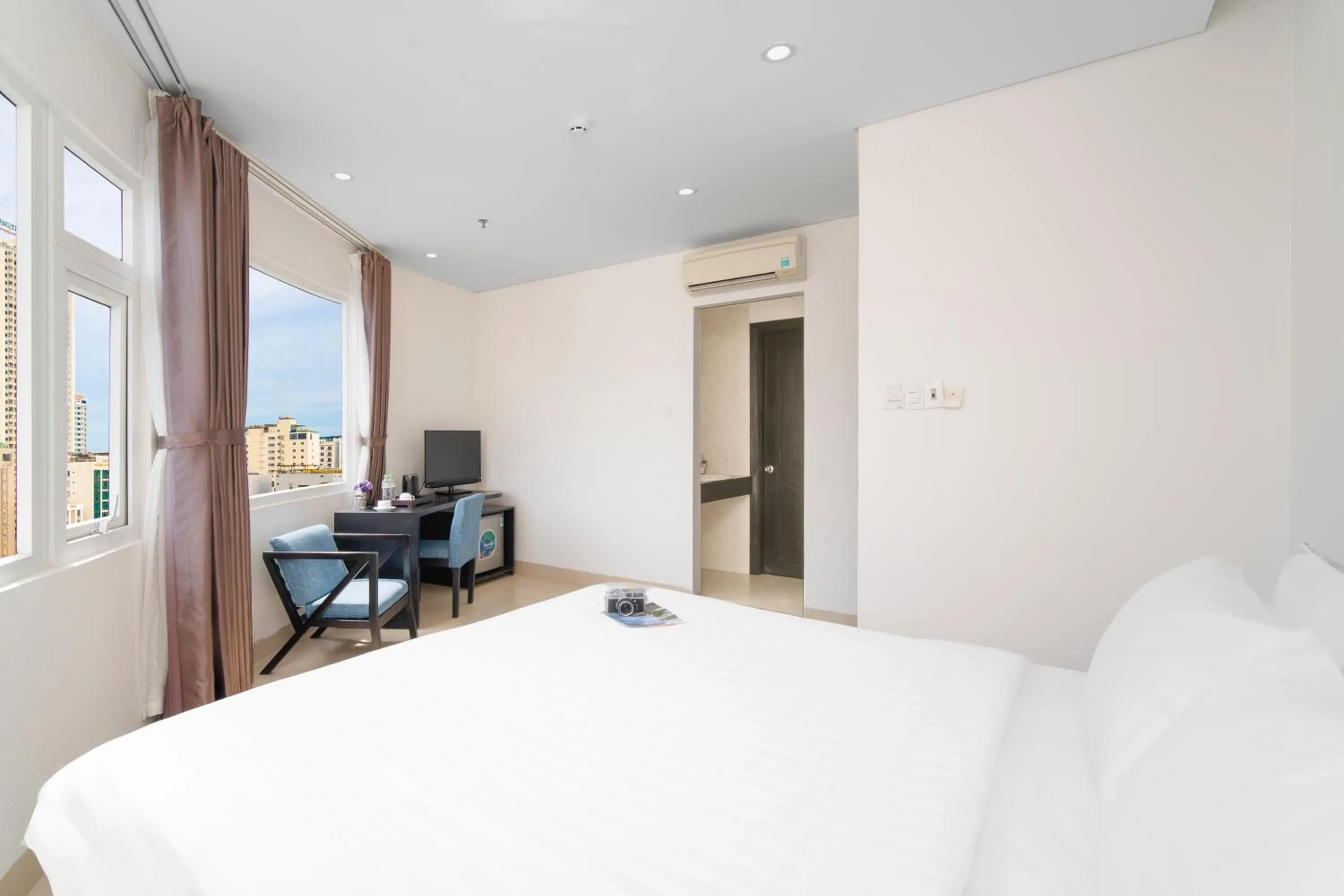 Bed in ELC Beach Hotel