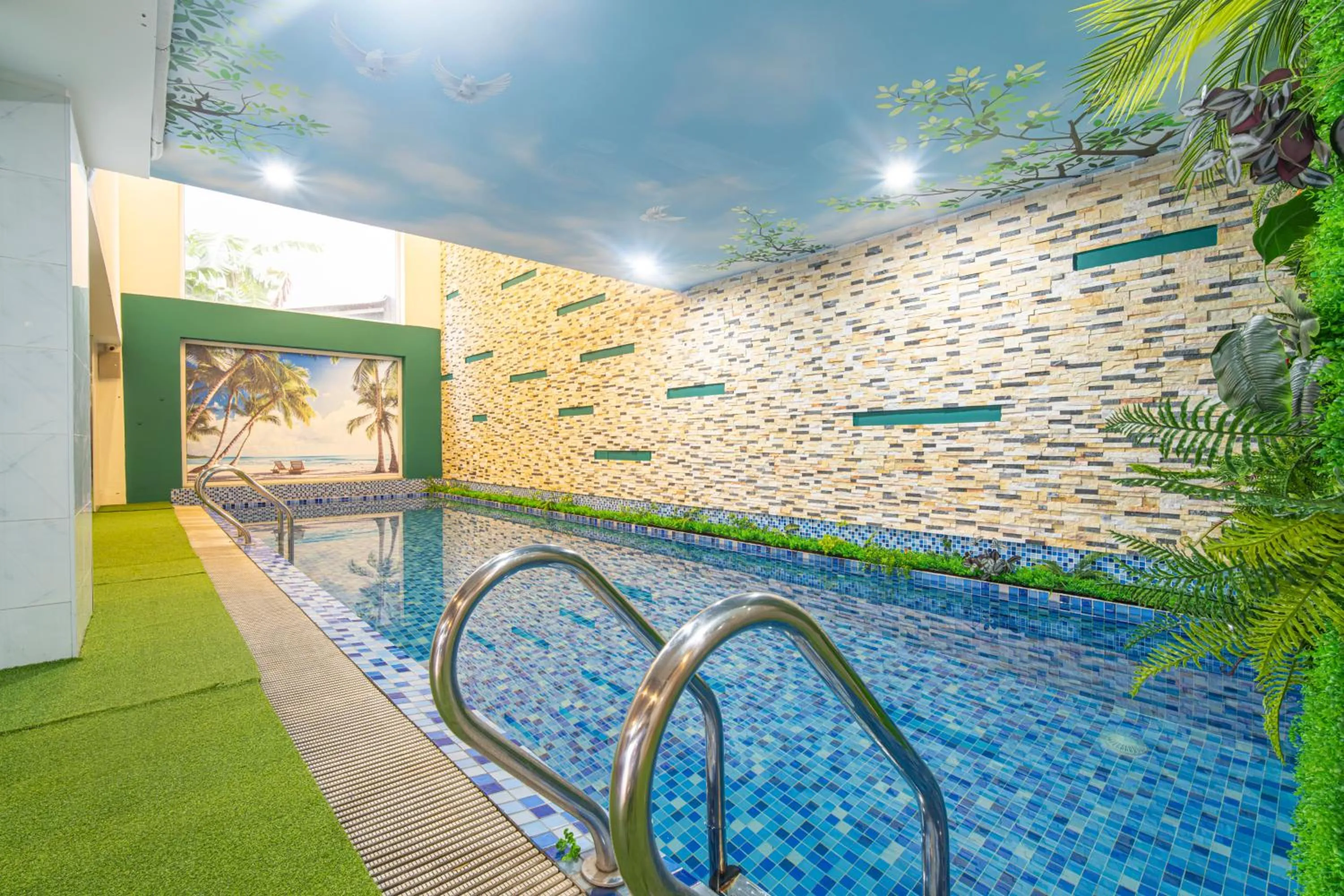 Pool view in ELC Beach Hotel