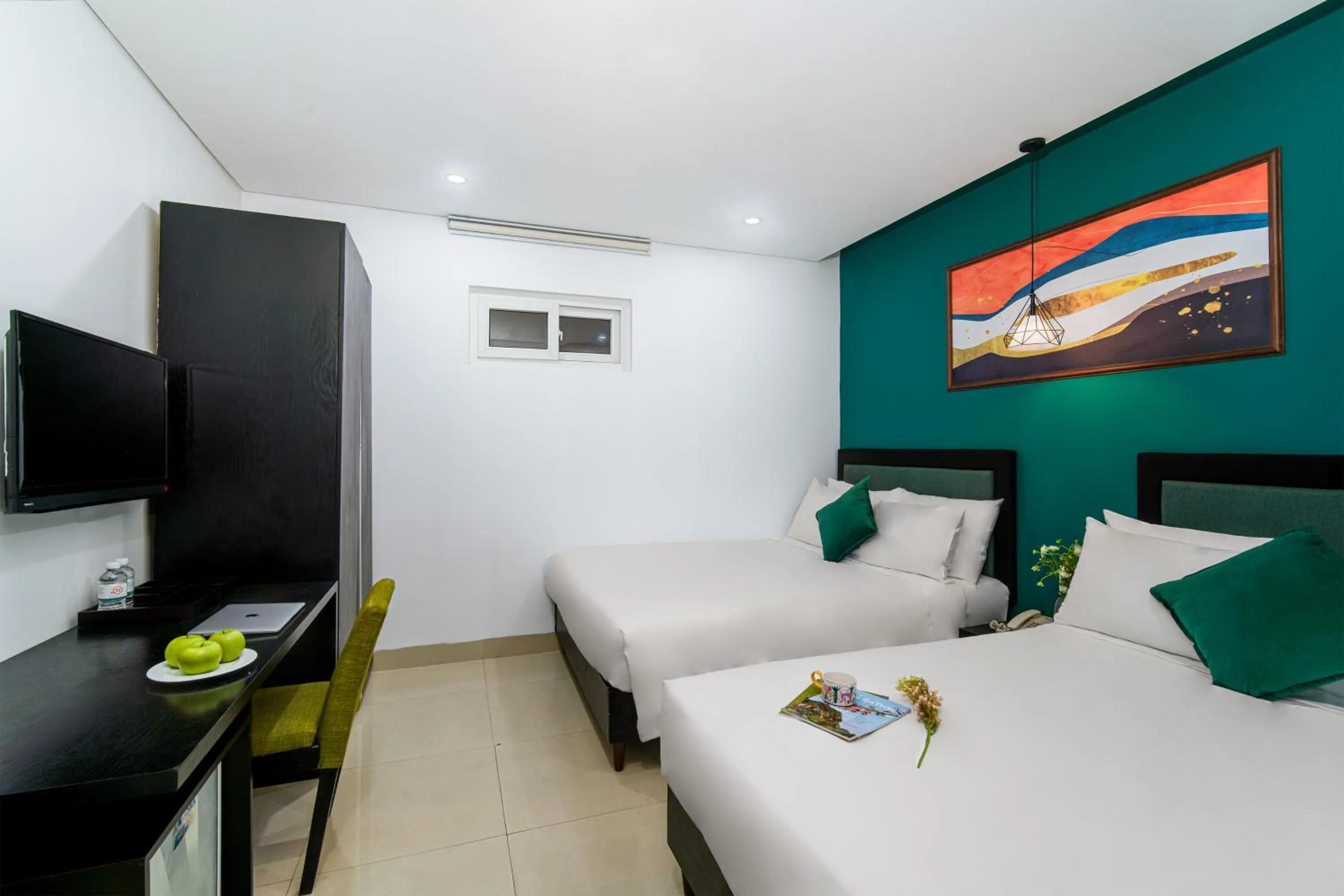 Bed in ELC Beach Hotel