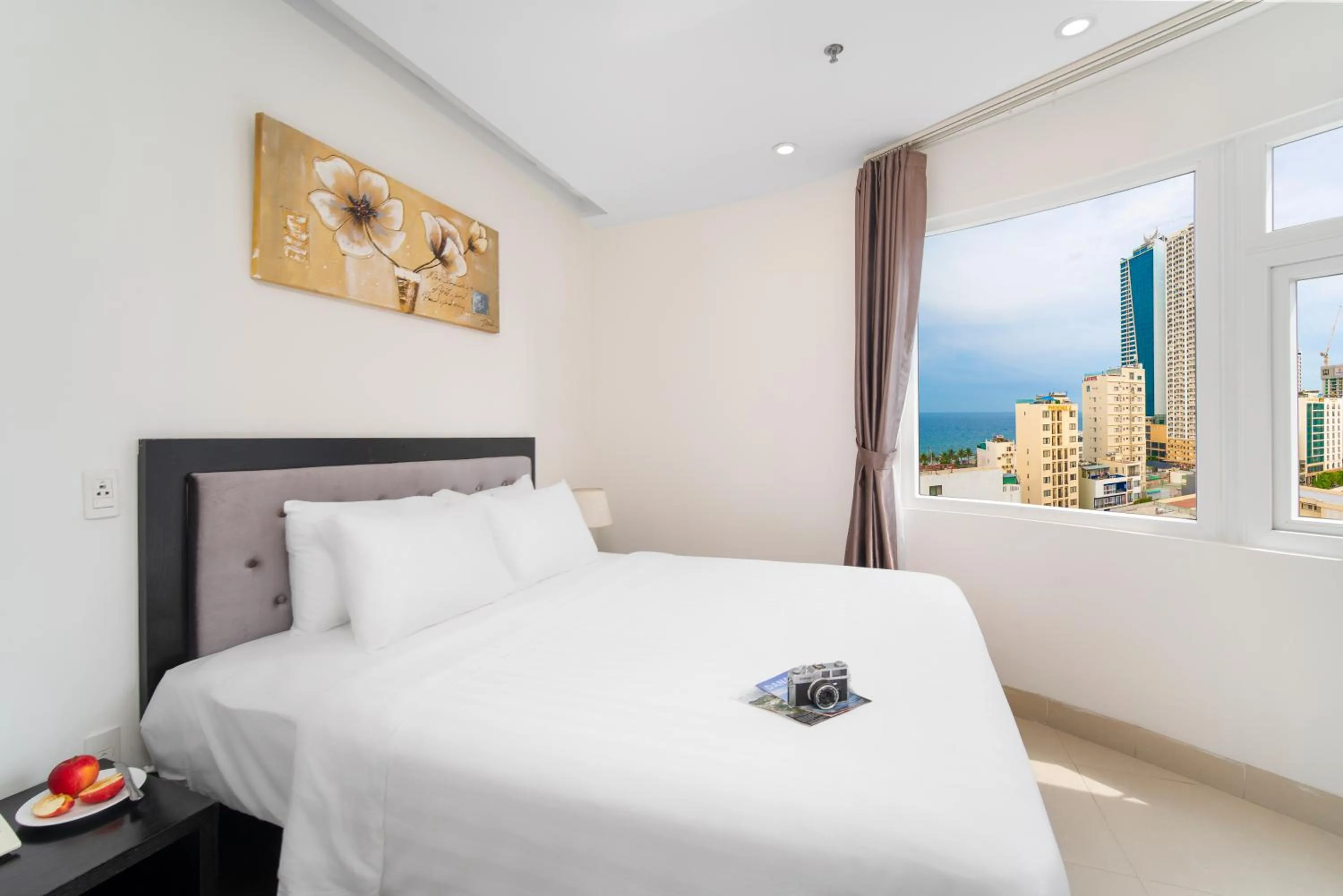 Bed in ELC Beach Hotel