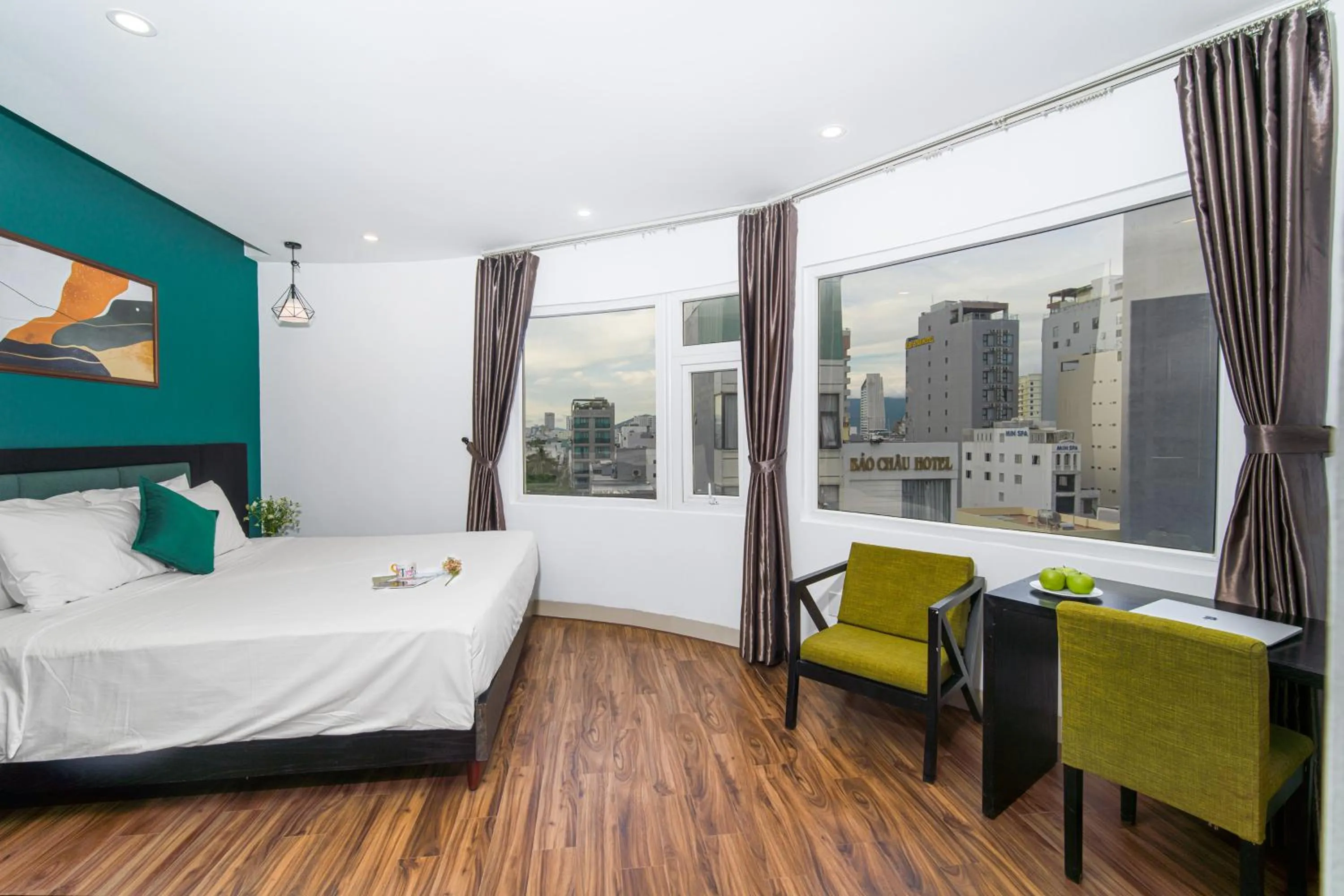 Bed in ELC Beach Hotel