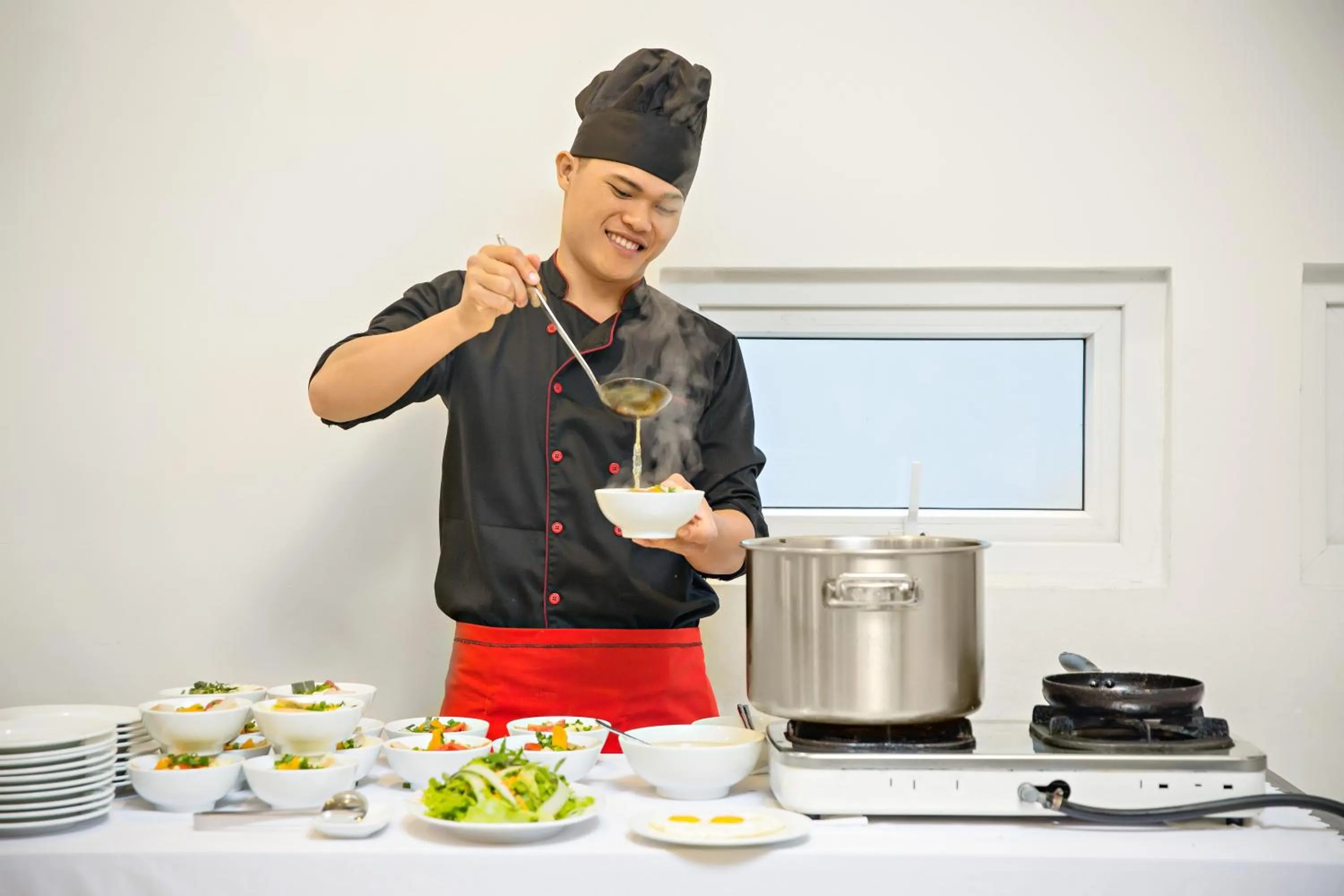 Staff in ELC Beach Hotel