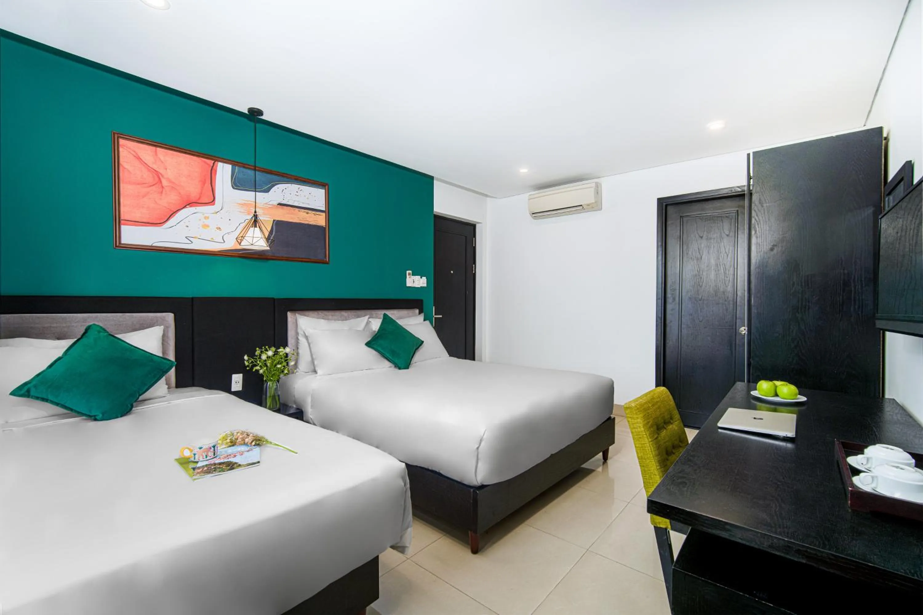 Bed in ELC Beach Hotel