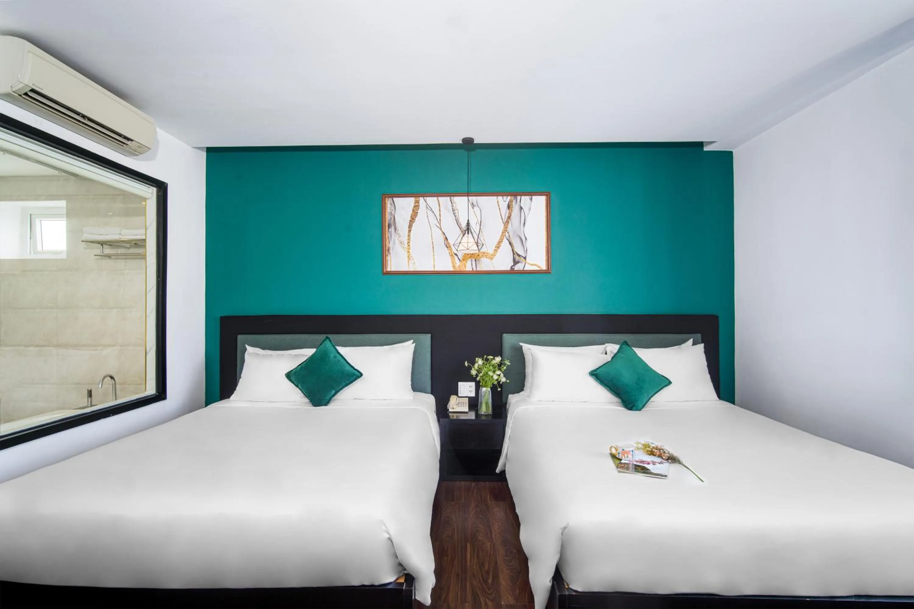 Bed in ELC Beach Hotel