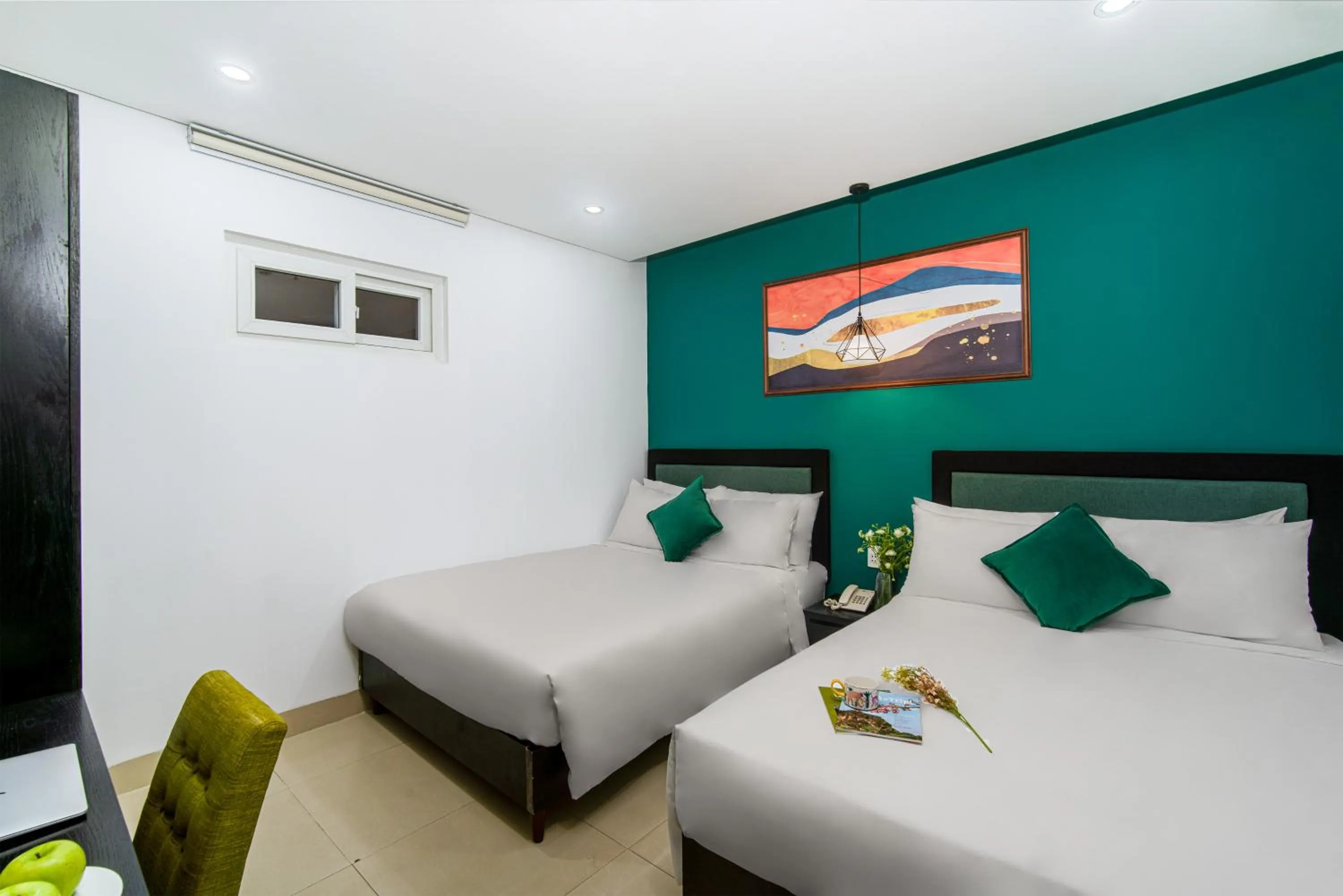 Bed in ELC Beach Hotel