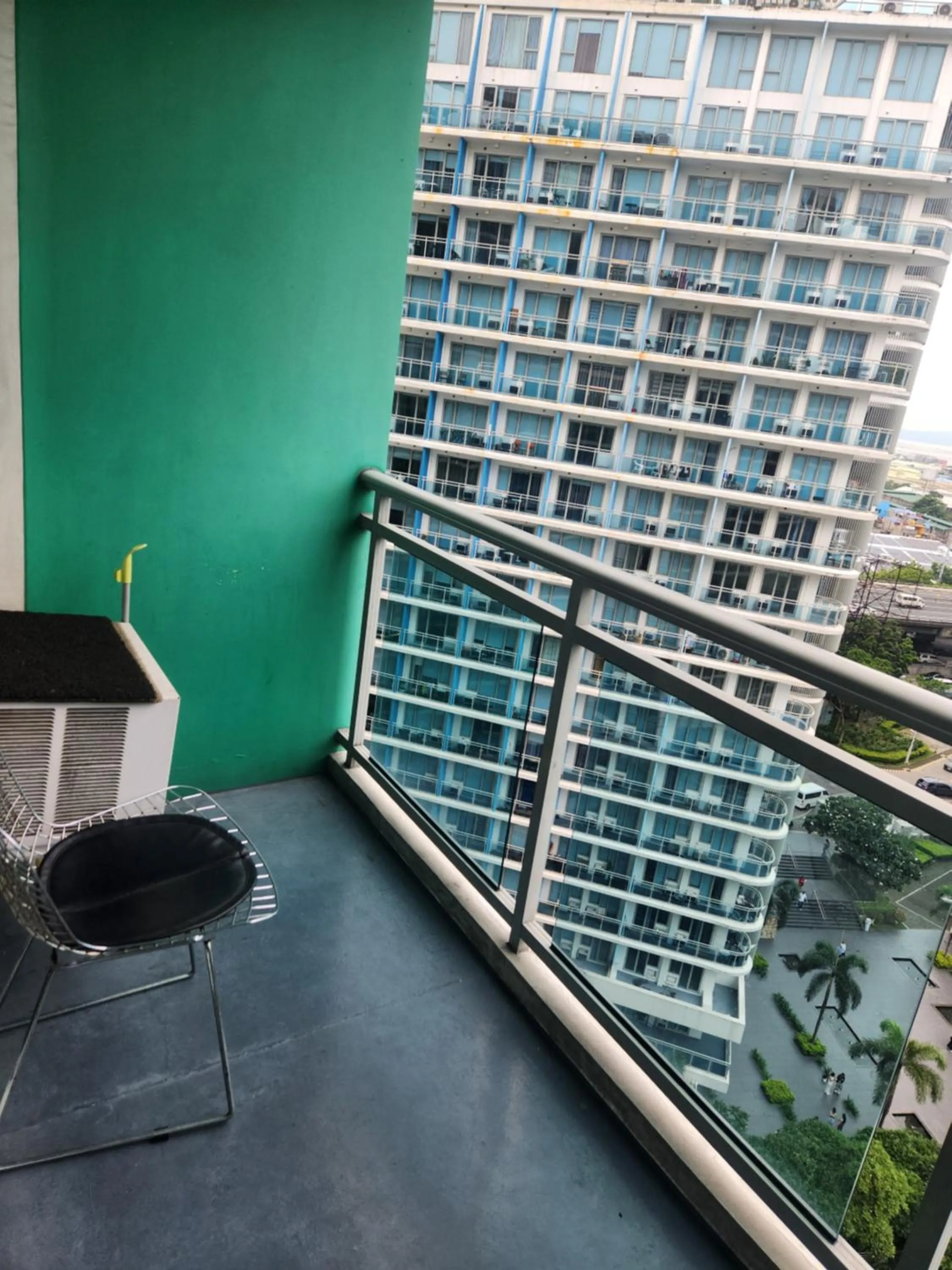 Balcony/Terrace in Azure Staycation Philippines by AMRS Near Manila International Airport