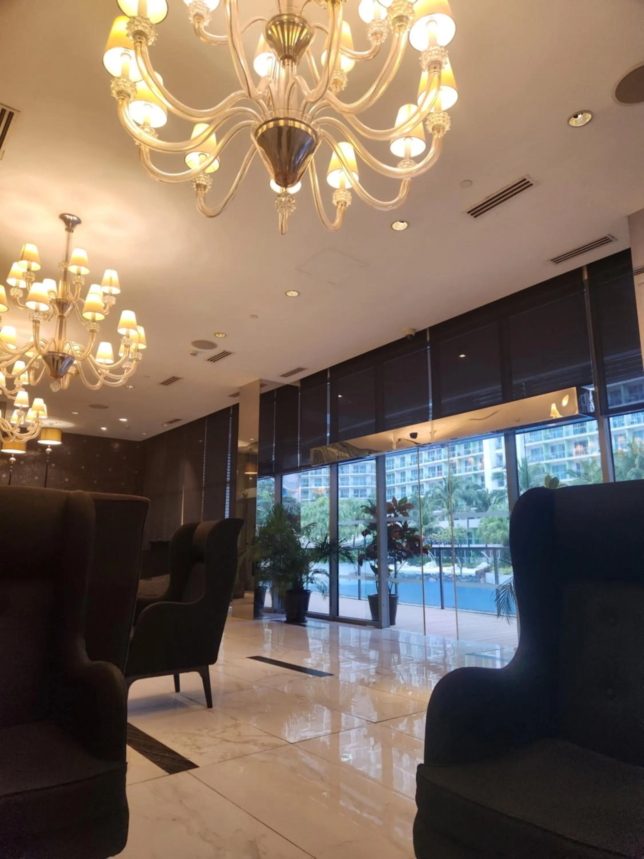 Seating area in Azure Staycation Philippines by AMRS Near Manila International Airport